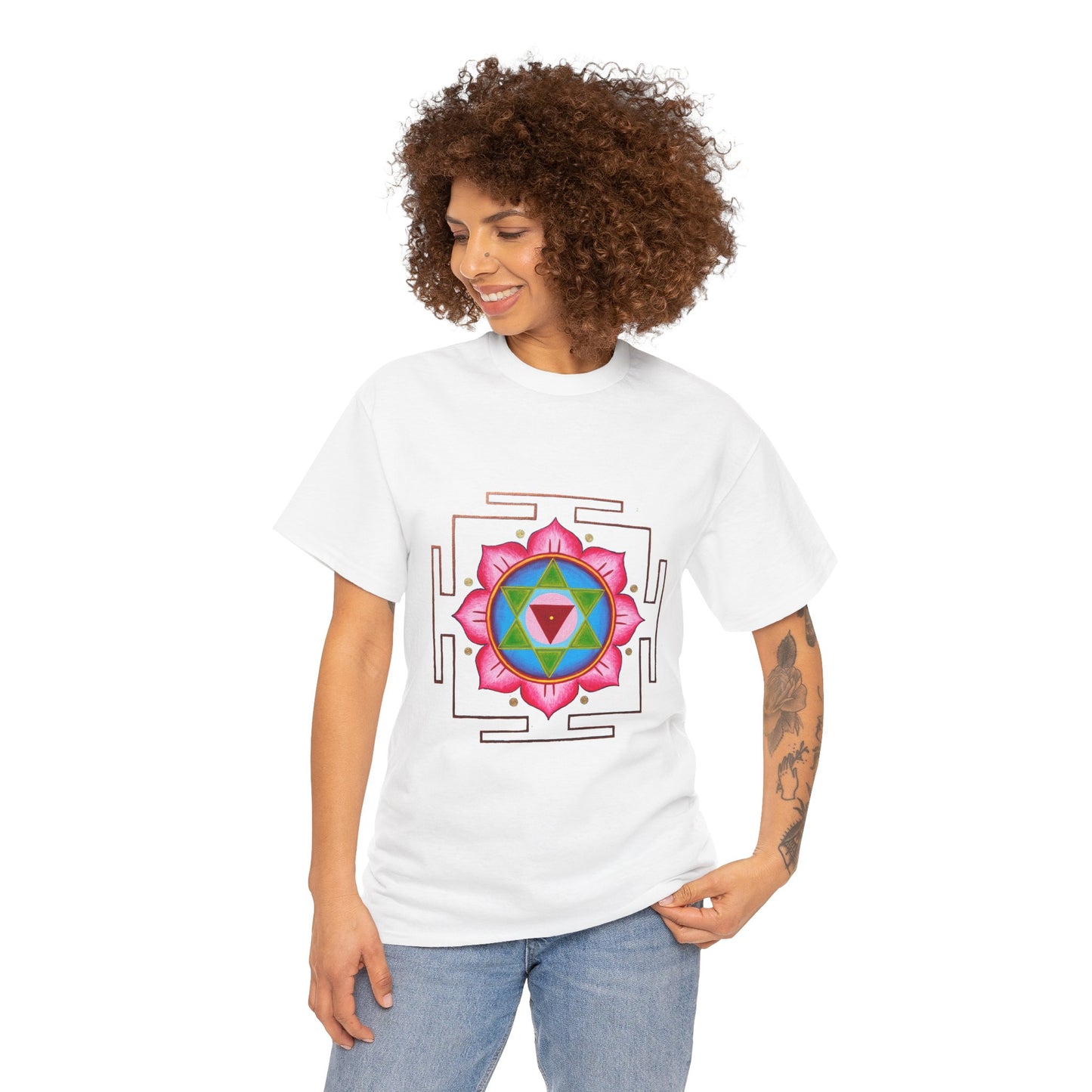 Tara Yantra Unisex Heavy Cotton Tee