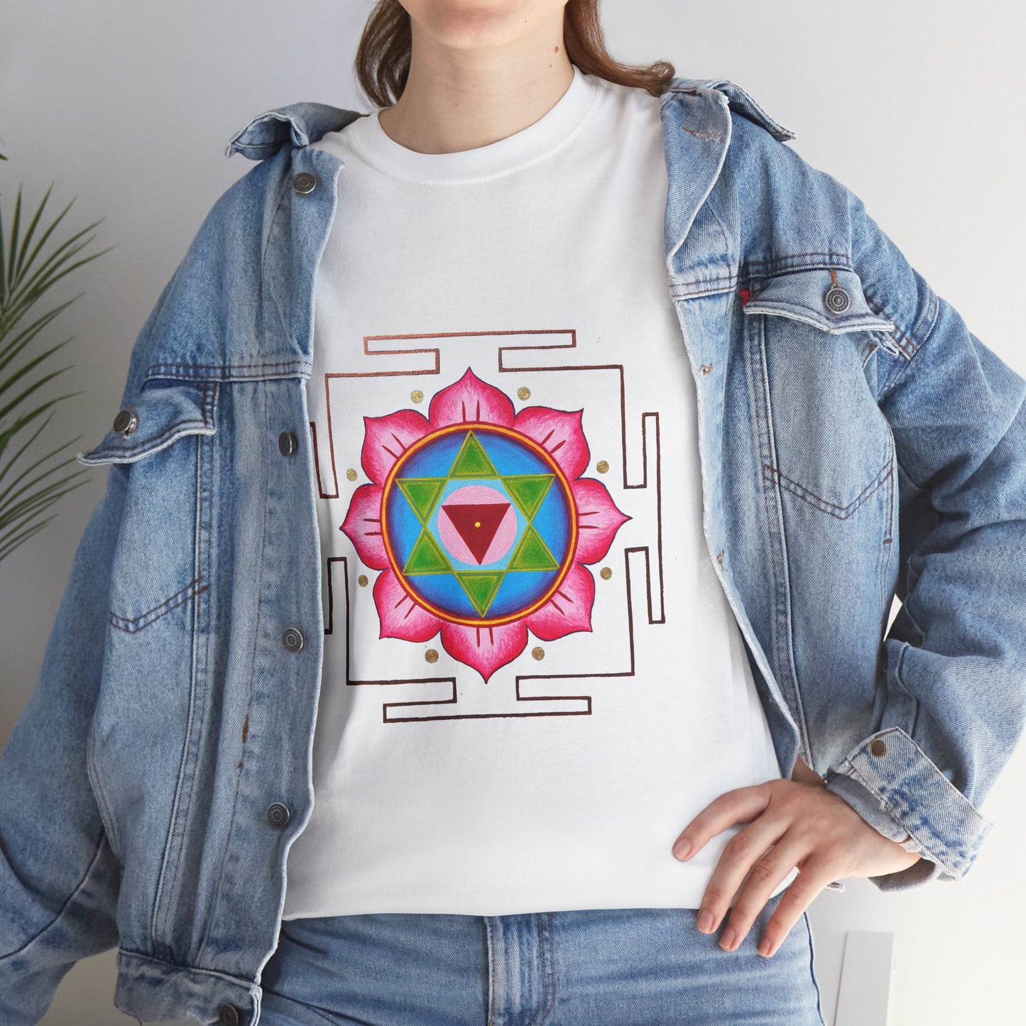 Tara Yantra Unisex Heavy Cotton Tee