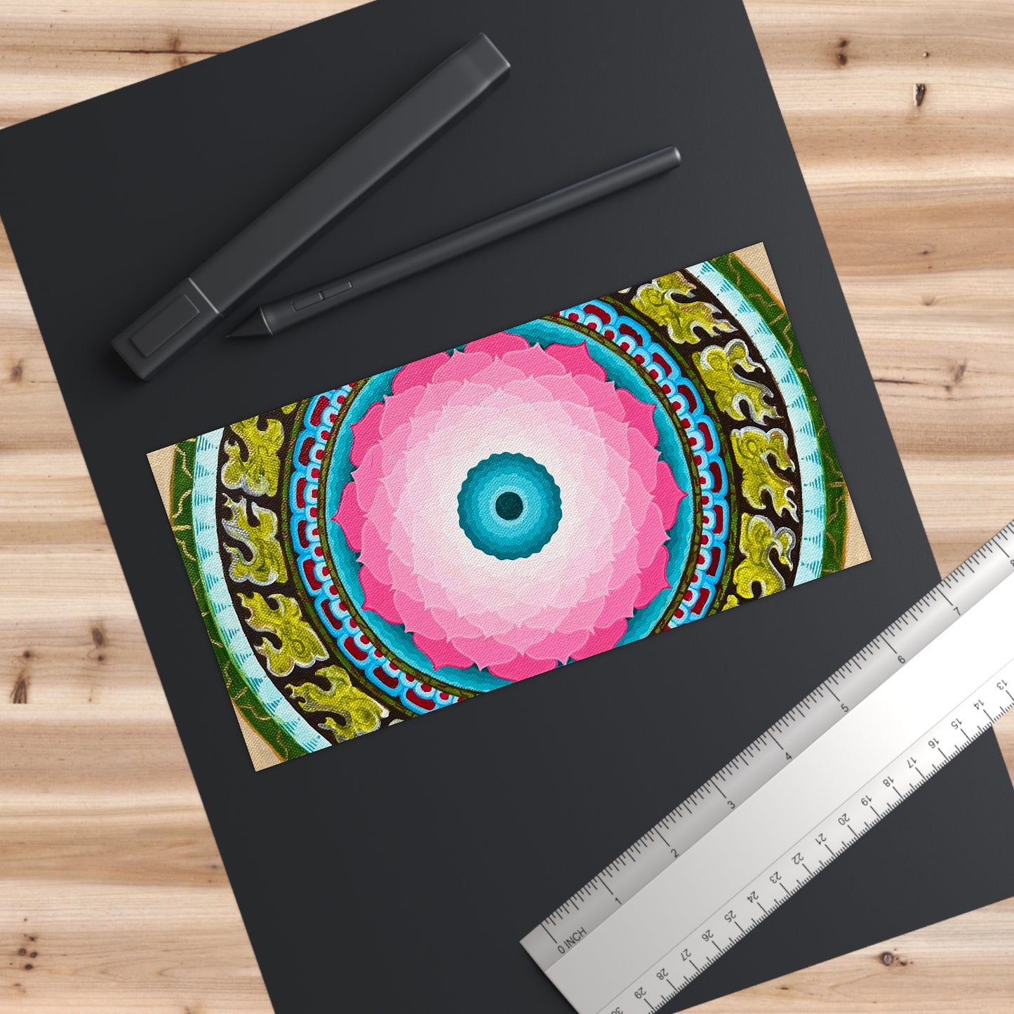 Vibrant Mandala Bumper Stickers - Colorful Car Decor for Nature Lovers