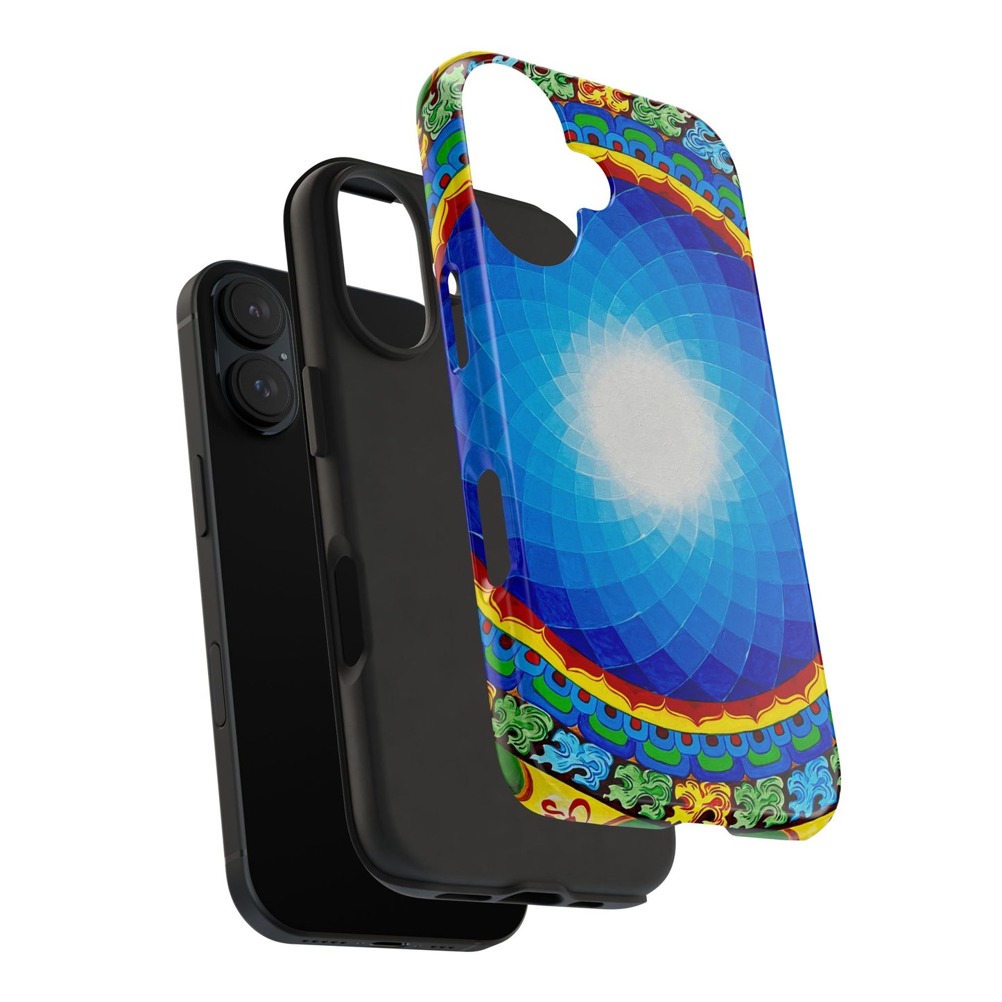 Om Mandala Tough Phone Case | Colorful Design for Stylish Protection