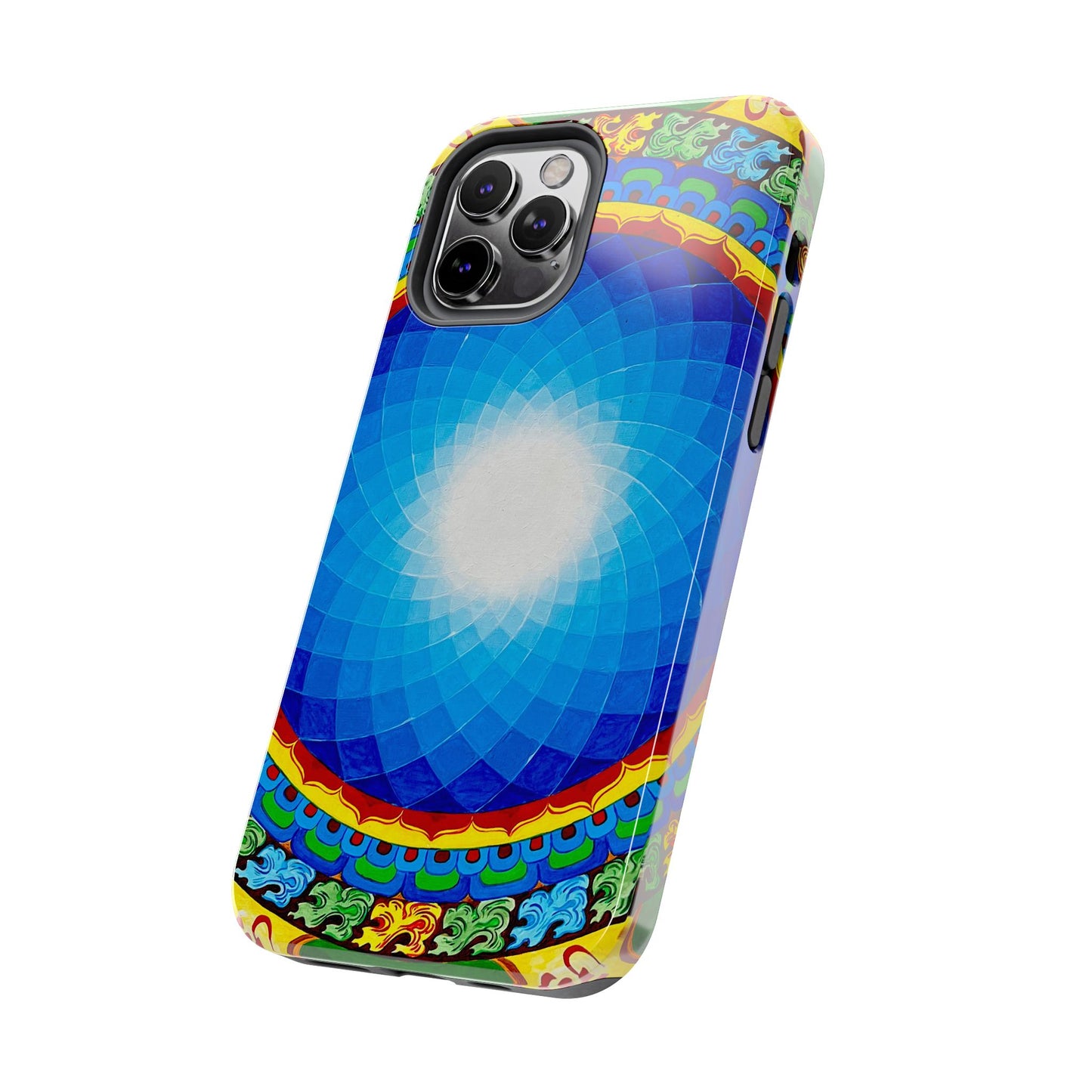 Om Mandala Tough Phone Case | Colorful Design for Stylish Protection