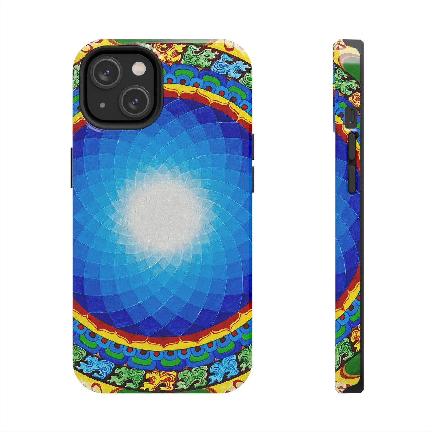 Om Mandala Tough Phone Case | Colorful Design for Stylish Protection