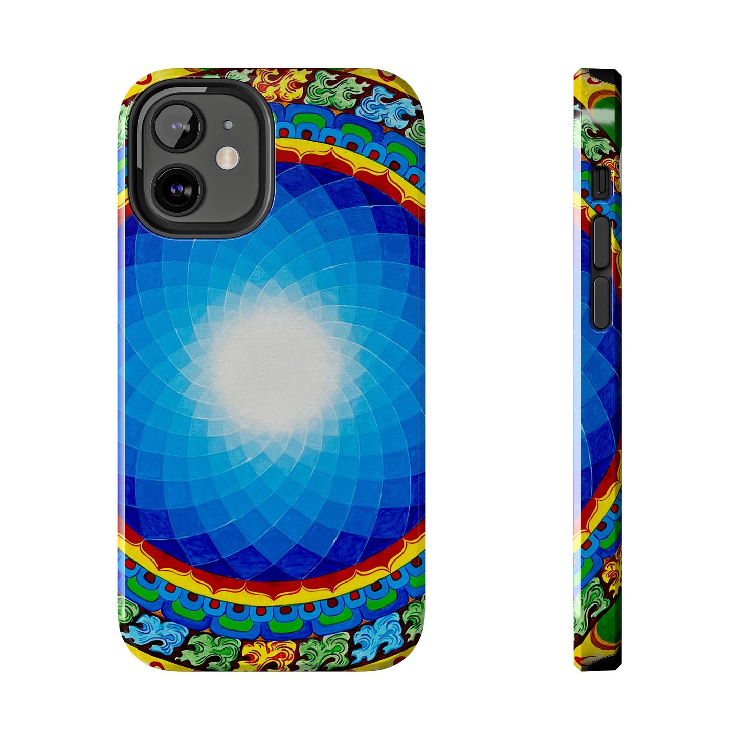 Om Mandala Tough Phone Case | Colorful Design for Stylish Protection