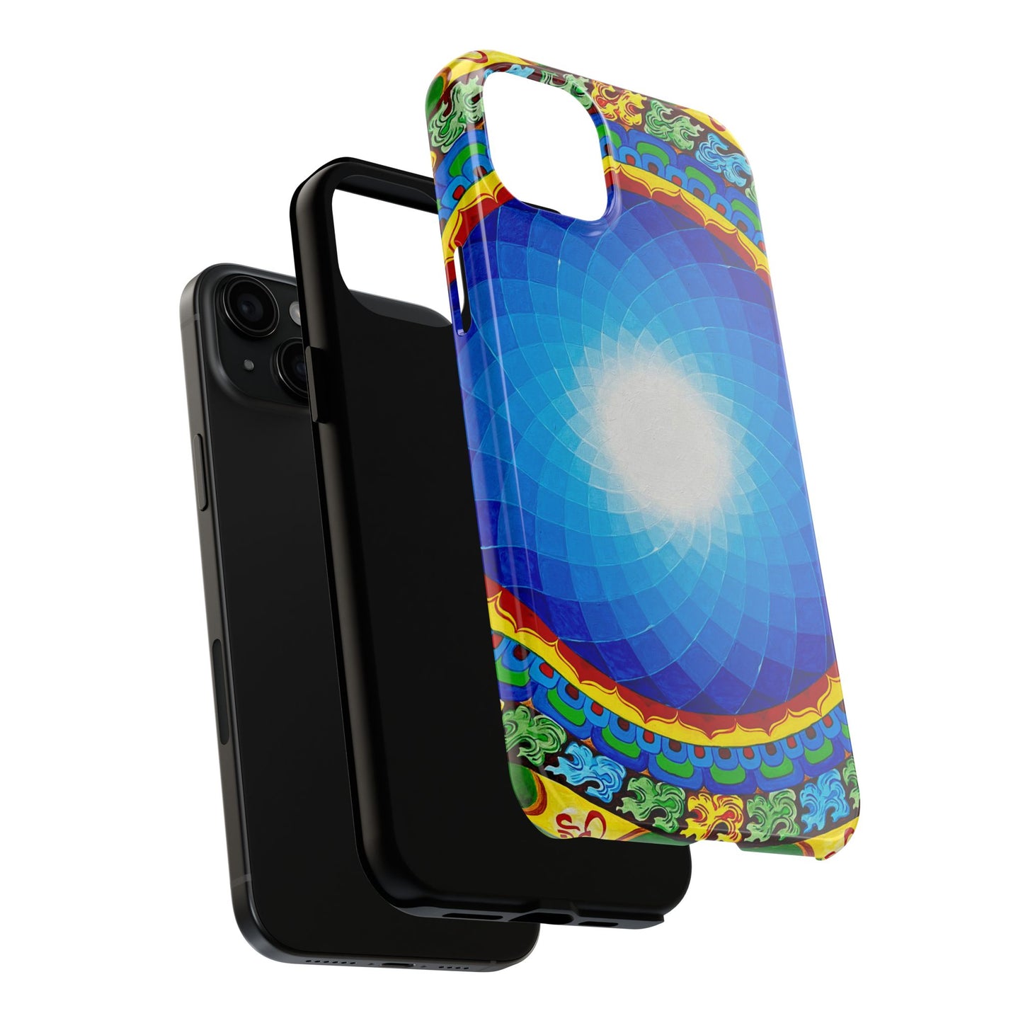 Om Mandala Tough Phone Case | Colorful Design for Stylish Protection