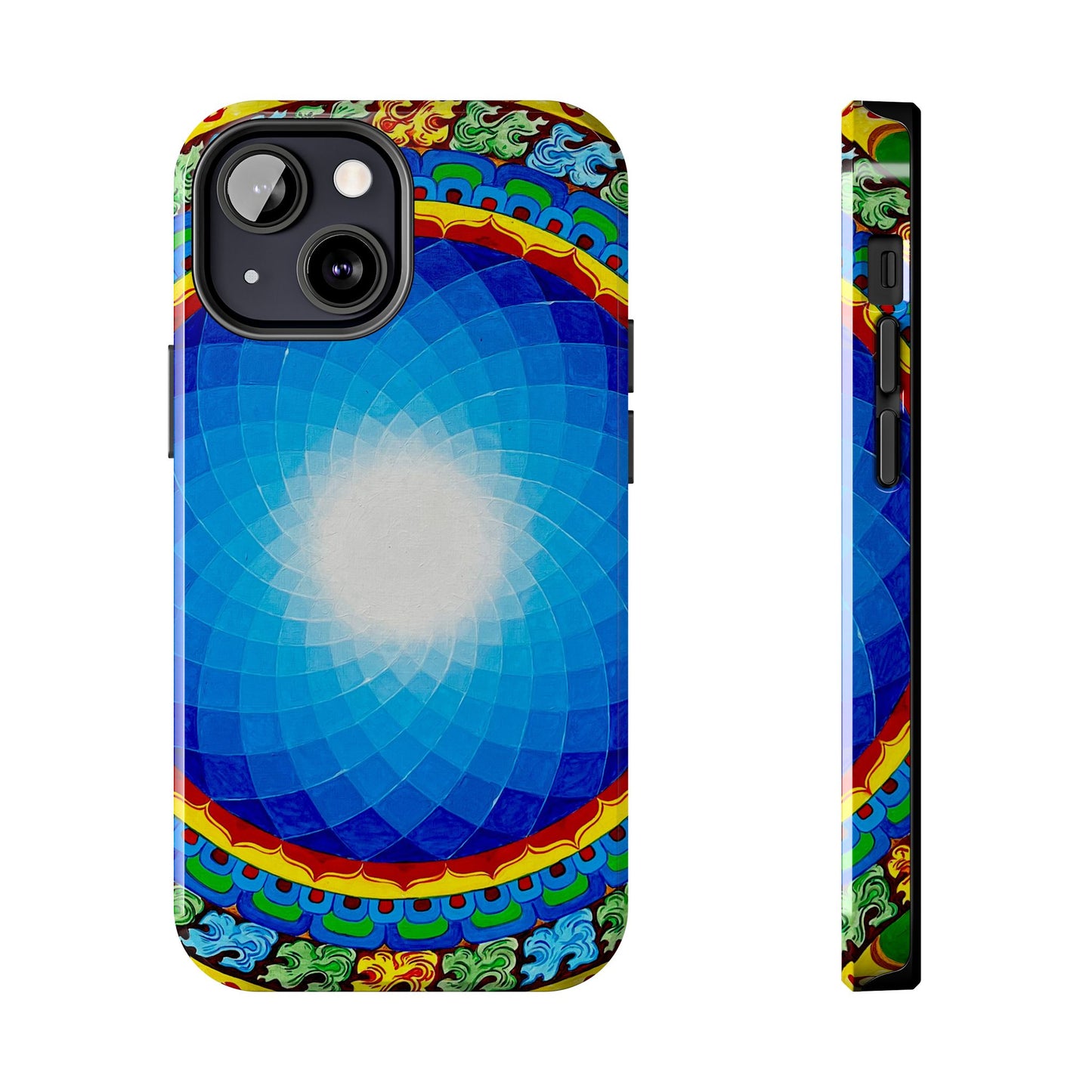 Om Mandala Tough Phone Case | Colorful Design for Stylish Protection