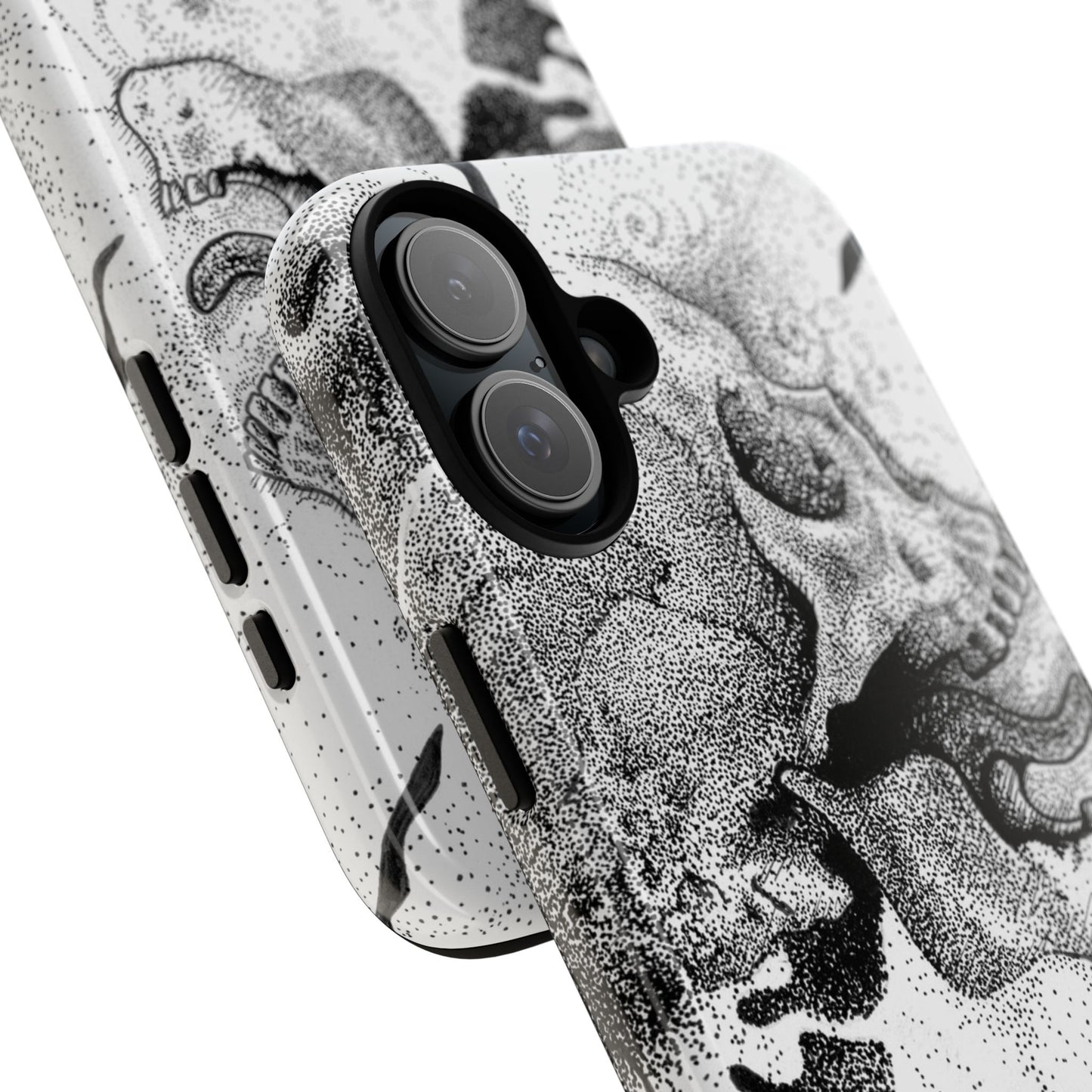 Artistic Skull Phone Case - Tough Protection for Creative Souls