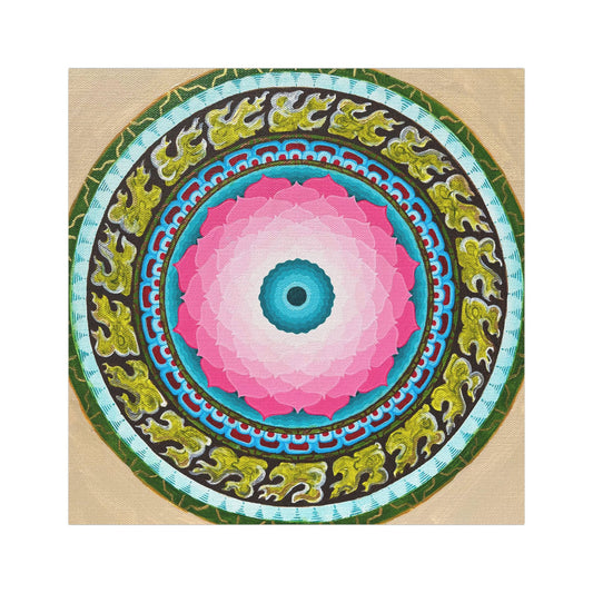Lotus Mandala Car Magnet - Vibrant Auto Decor for Personalization