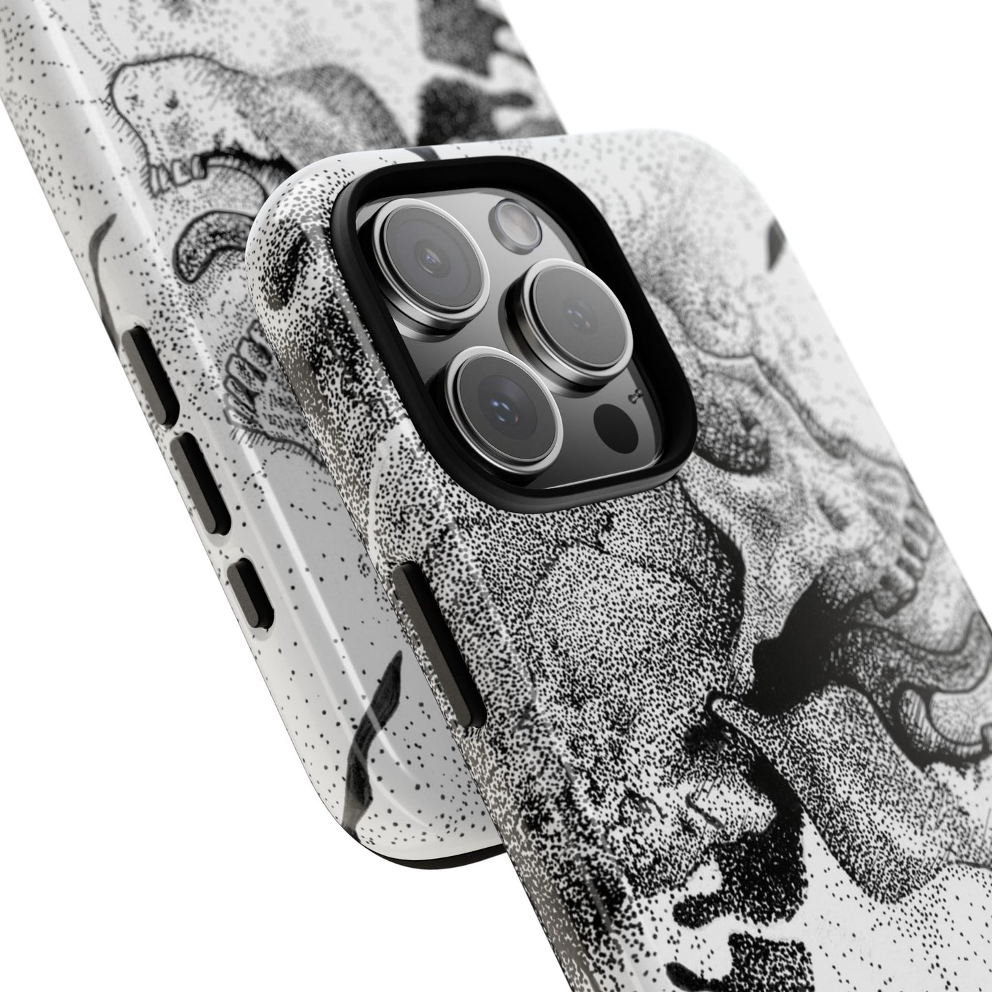 Artistic Skull Phone Case - Tough Protection for Creative Souls