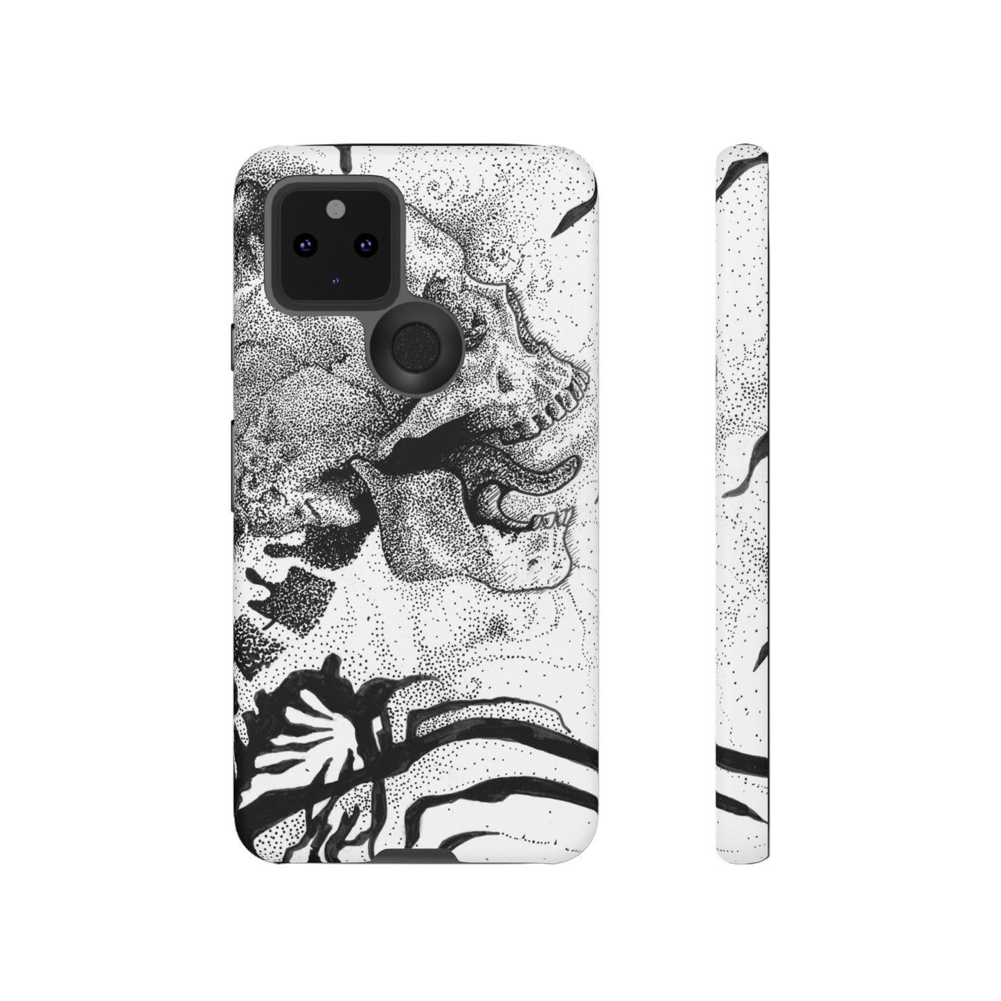 Artistic Skull Phone Case - Tough Protection for Creative Souls