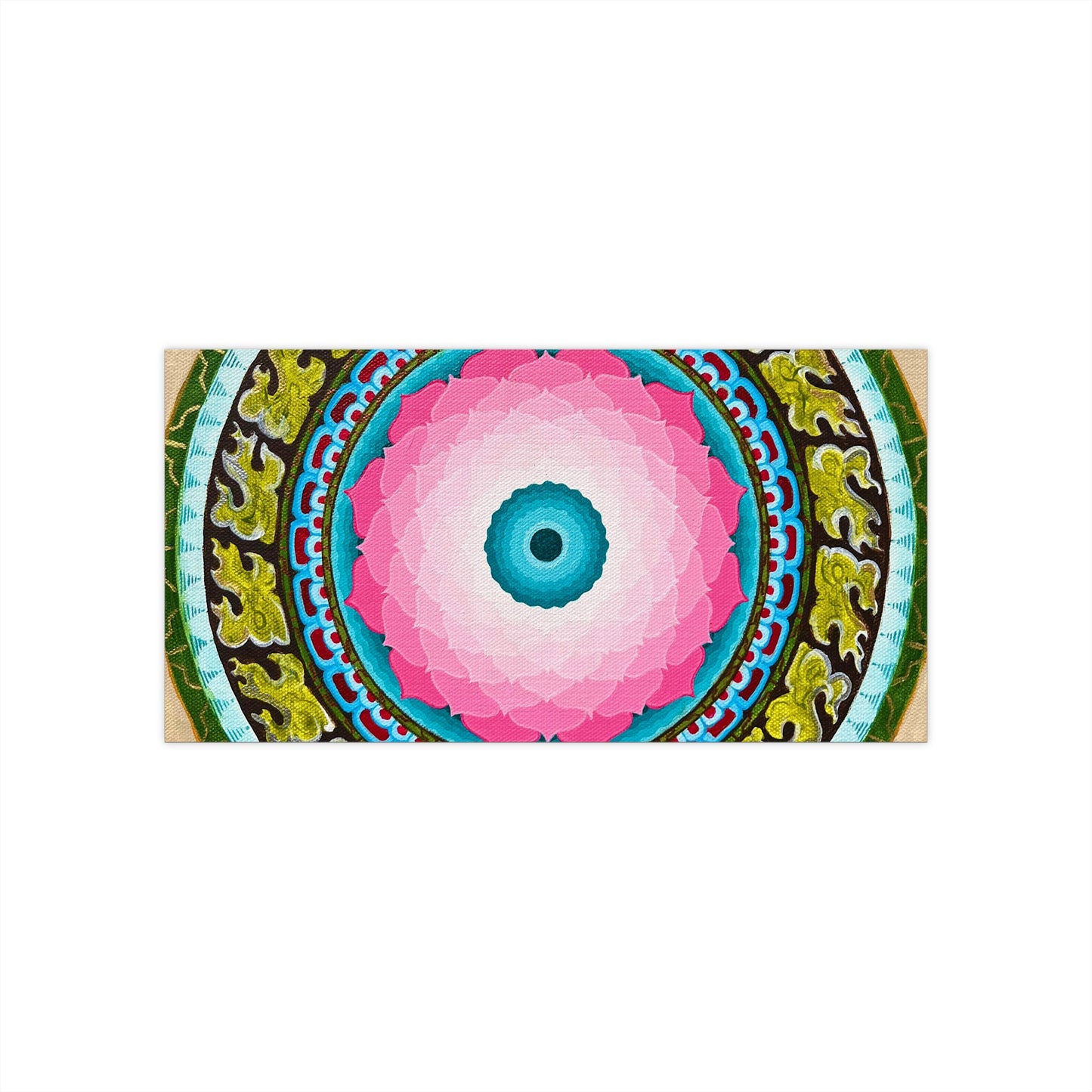 Vibrant Mandala Bumper Stickers - Colorful Car Decor for Nature Lovers