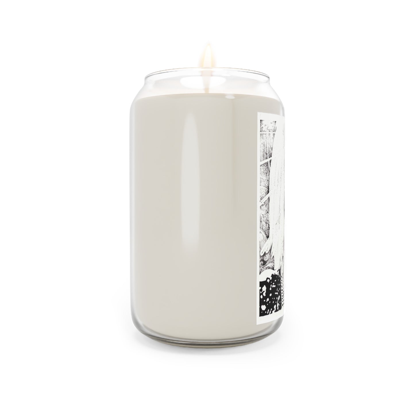 Noire Scented Soy Candle with Artistic Design | Aromatherapy, Home Decor, Gift for Her, Self-Care, Eco-Friendly Candle