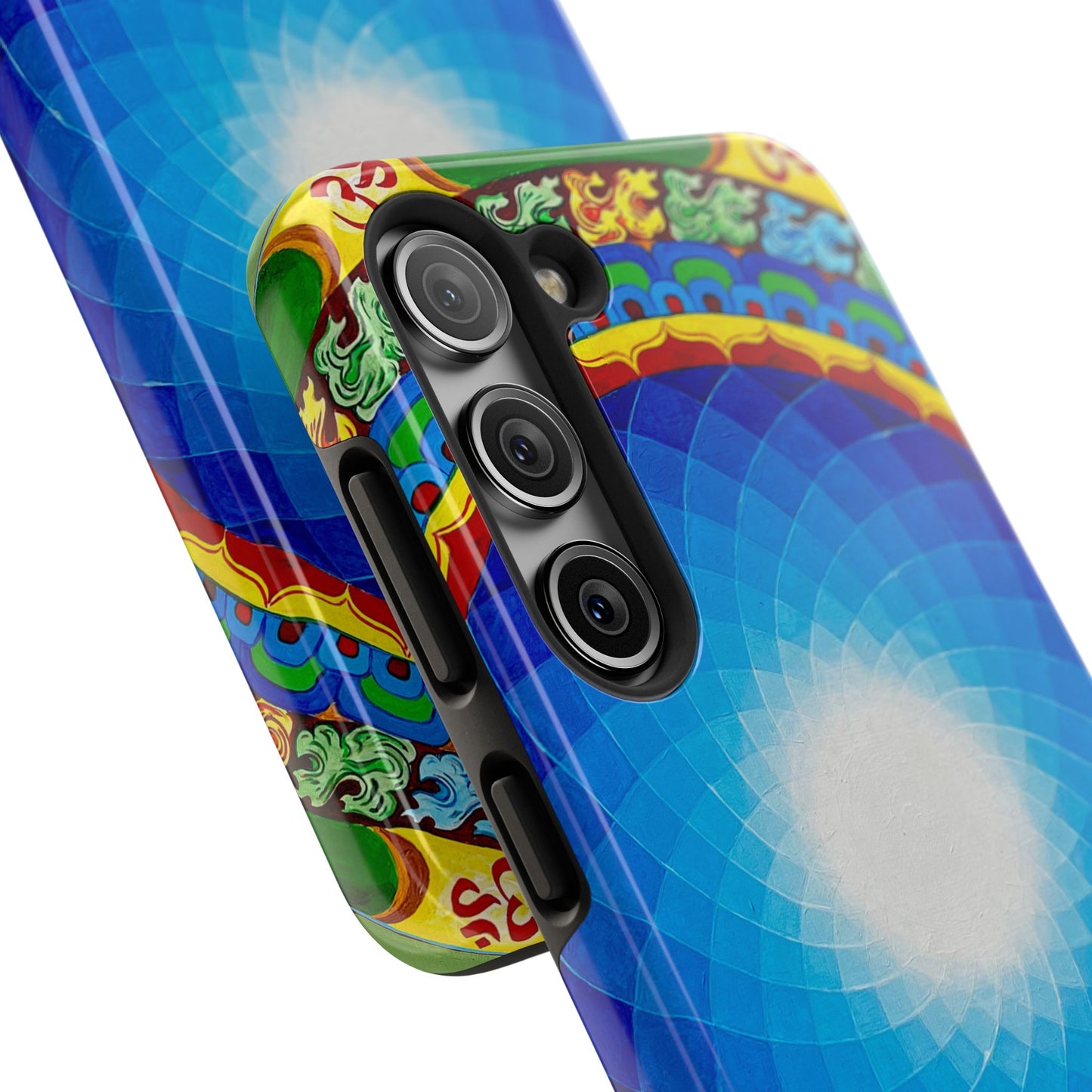 Om Mandala Tough Phone Case | Colorful Design for Stylish Protection