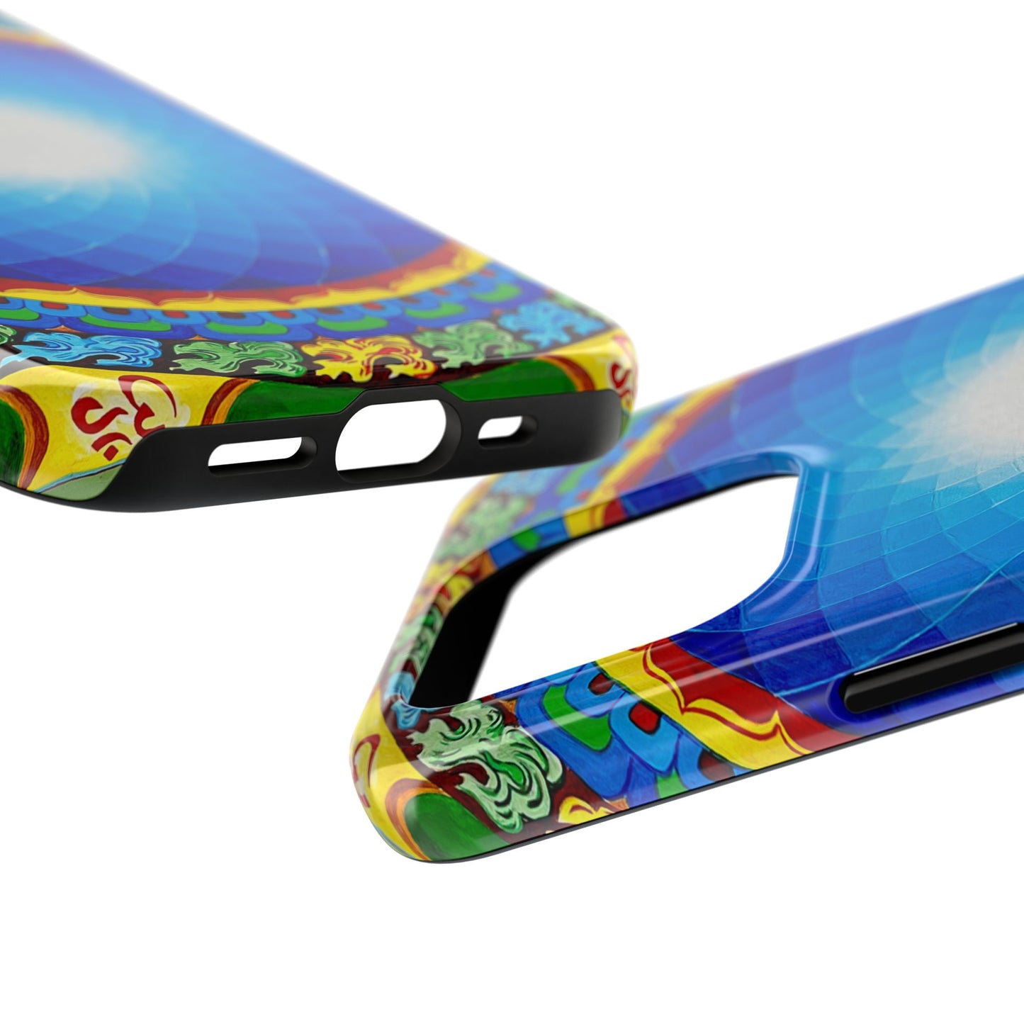 Om Mandala Tough Phone Case | Colorful Design for Stylish Protection
