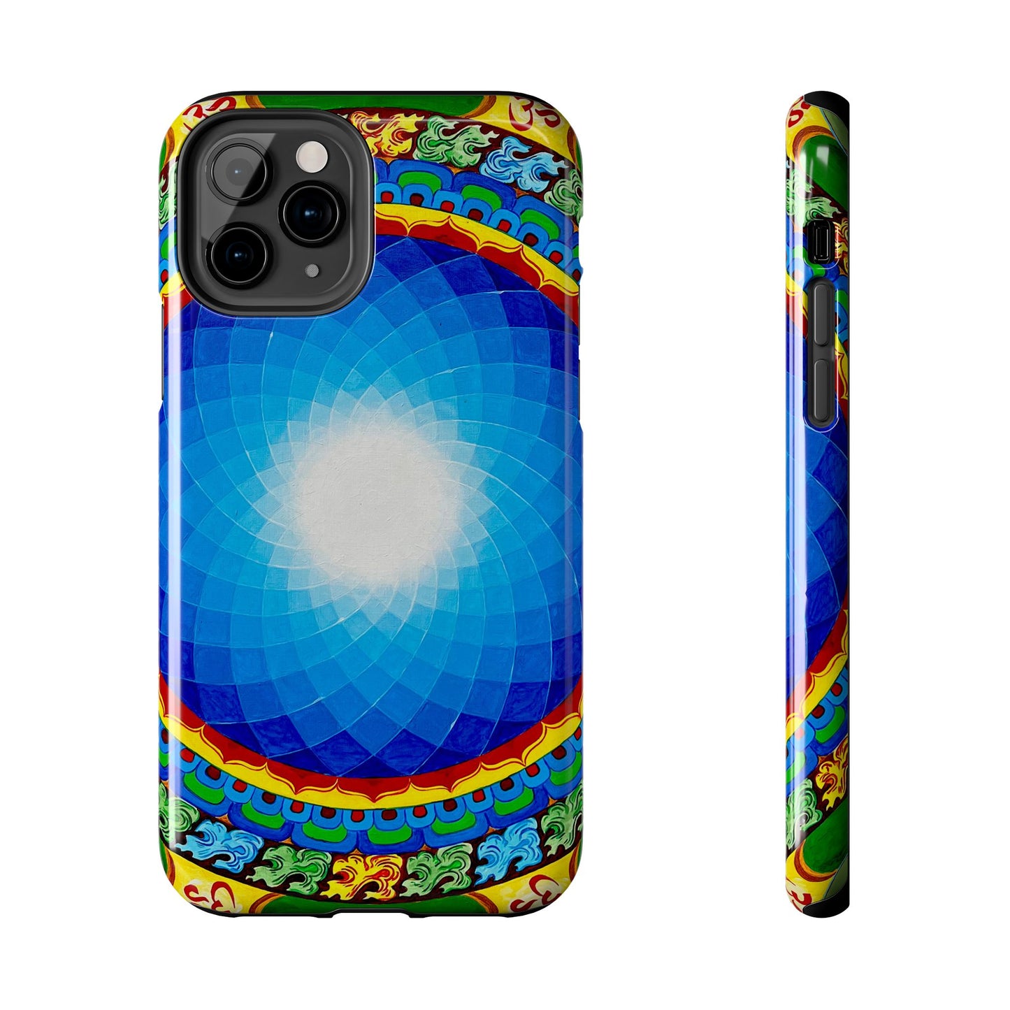 Om Mandala Tough Phone Case | Colorful Design for Stylish Protection