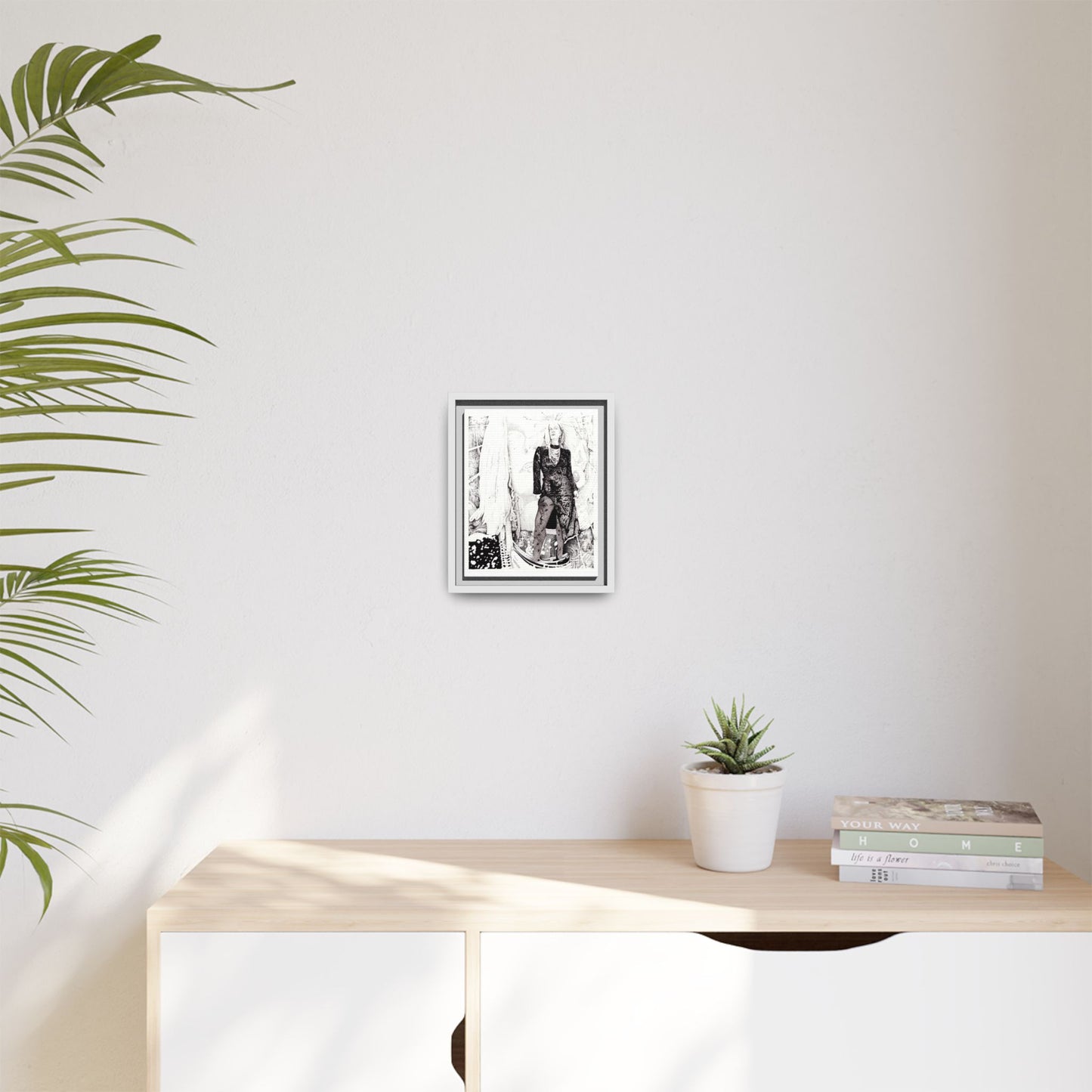 Noire Framed Art Print, Abstract Multi-Color Design, Modern Home Decor, Gallery Wall Art, Unique Gift Idea, Chic Aesthetic