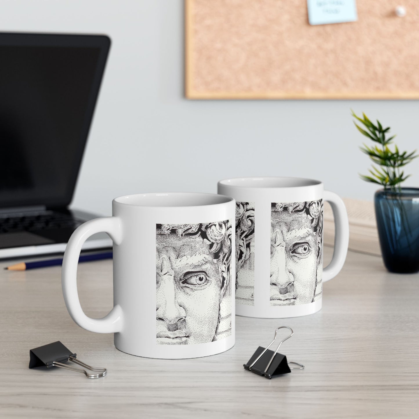 Michelangelo's David Ceramic Mug - 11oz & 15oz