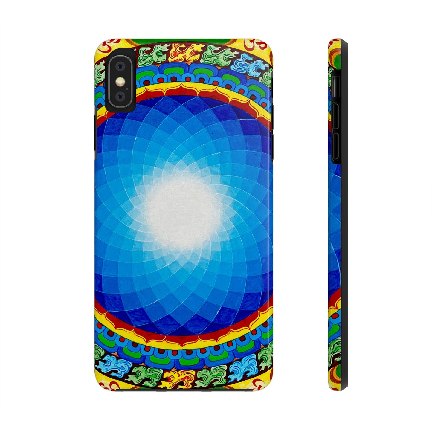 Om Mandala Tough Phone Case | Colorful Design for Stylish Protection