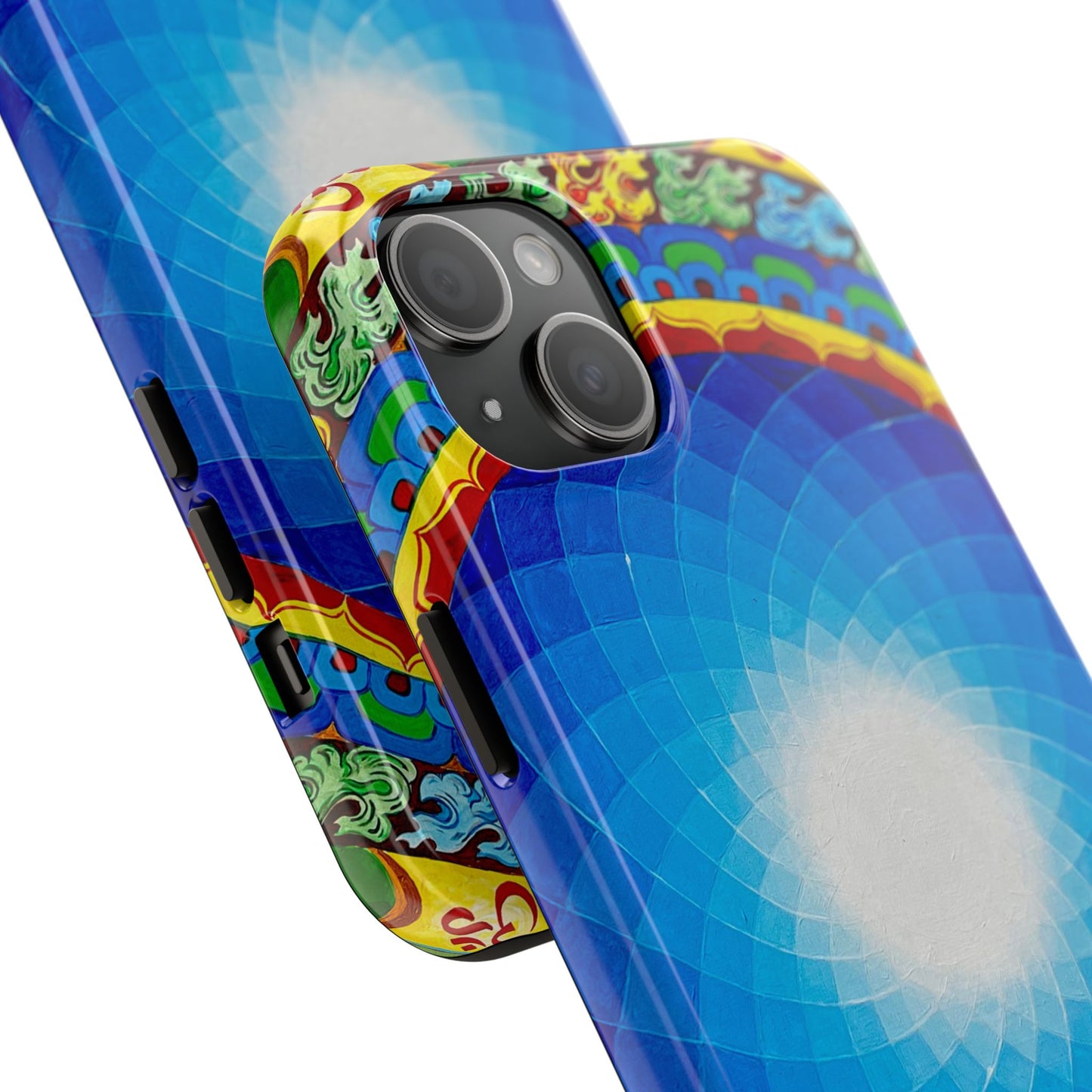 Om Mandala Tough Phone Case | Colorful Design for Stylish Protection