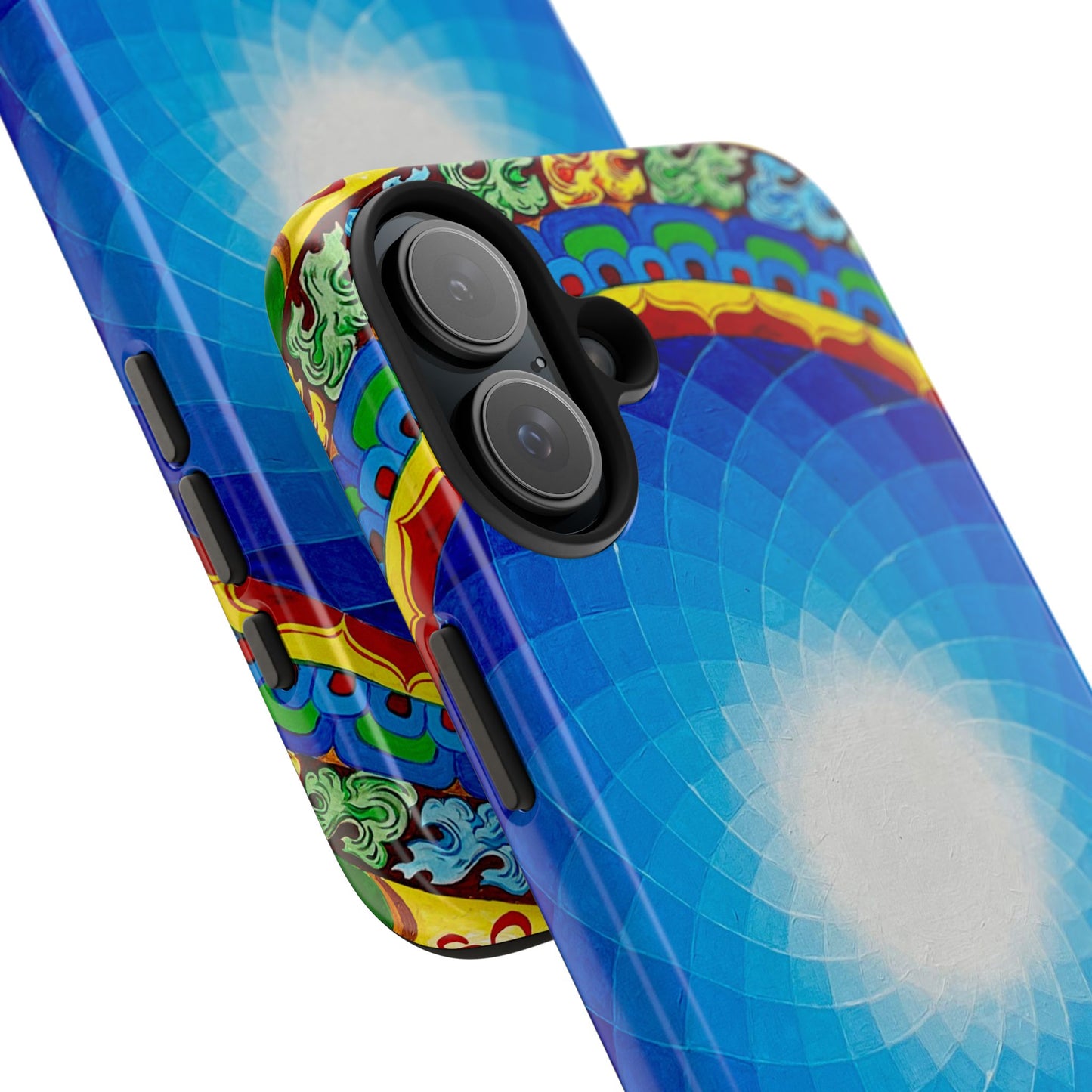 Om Mandala Tough Phone Case | Colorful Design for Stylish Protection