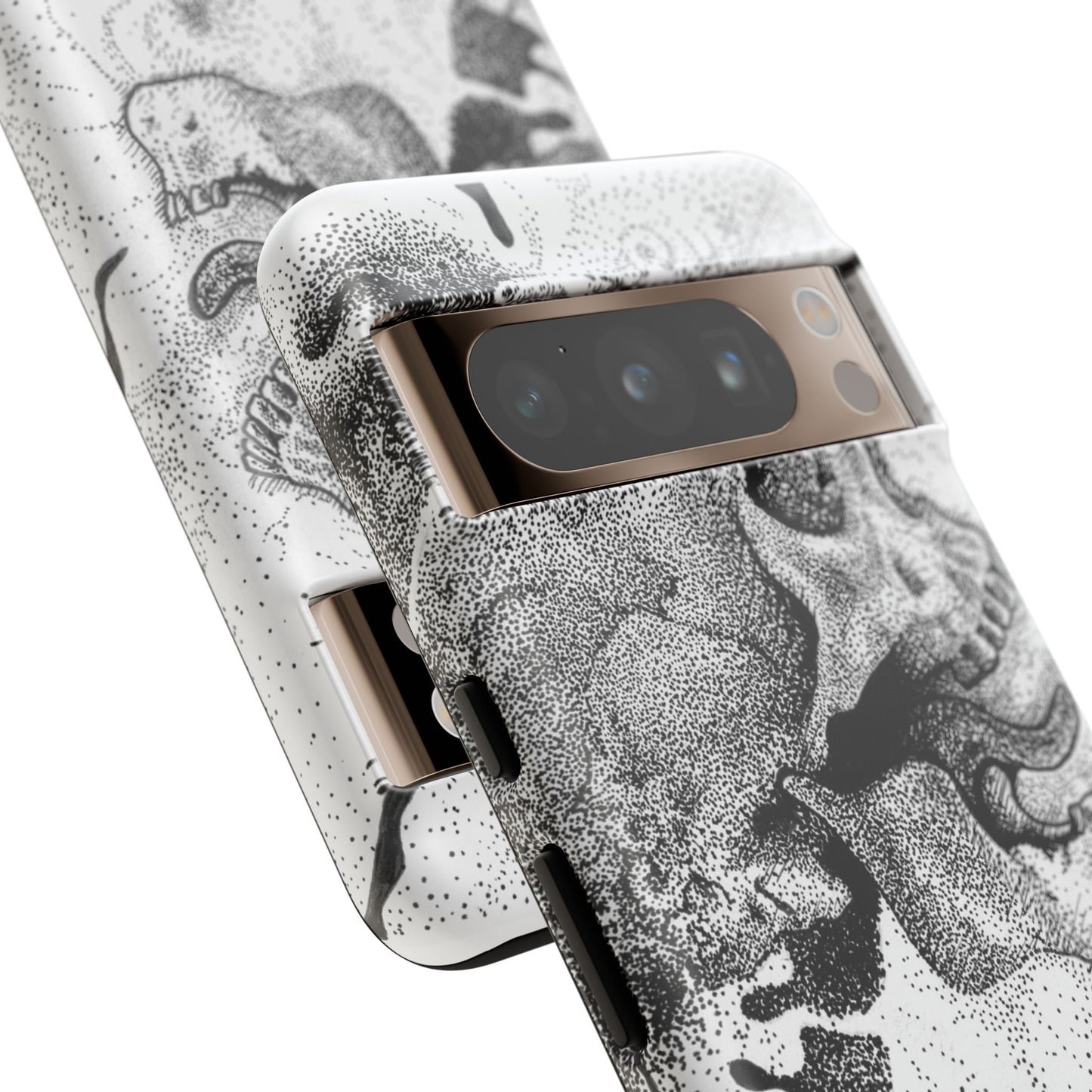 Artistic Skull Phone Case - Tough Protection for Creative Souls