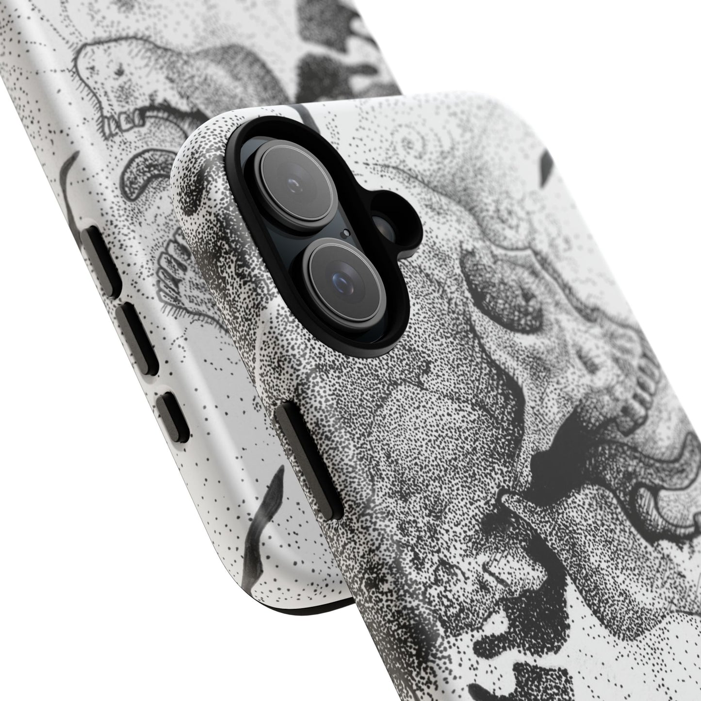 Artistic Skull Phone Case - Tough Protection for Creative Souls