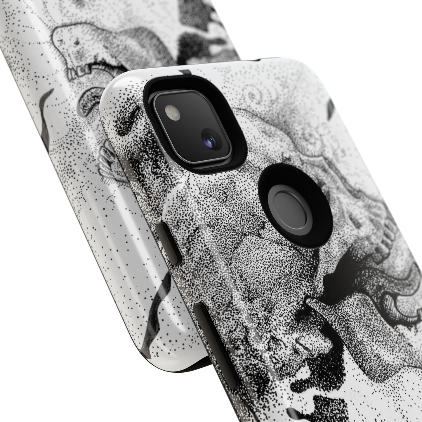 Artistic Skull Phone Case - Tough Protection for Creative Souls