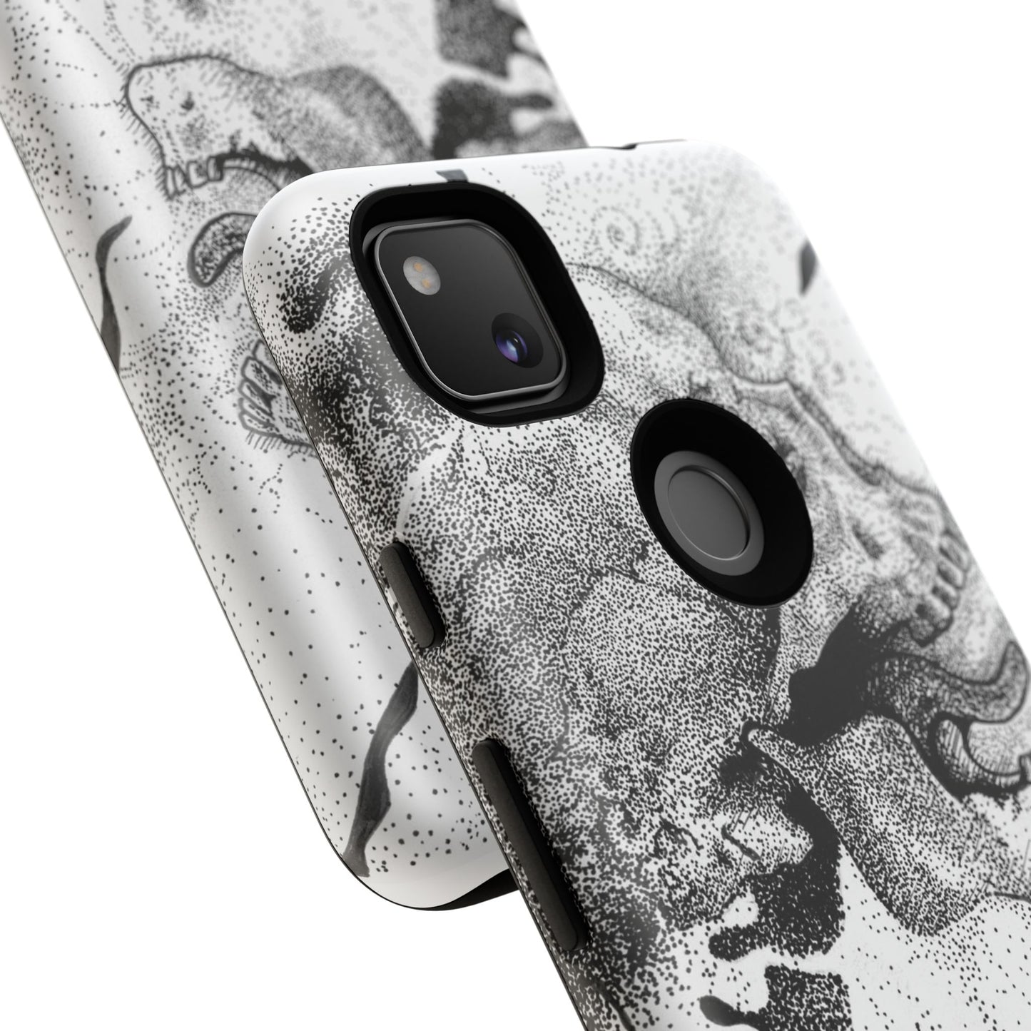 Artistic Skull Phone Case - Tough Protection for Creative Souls