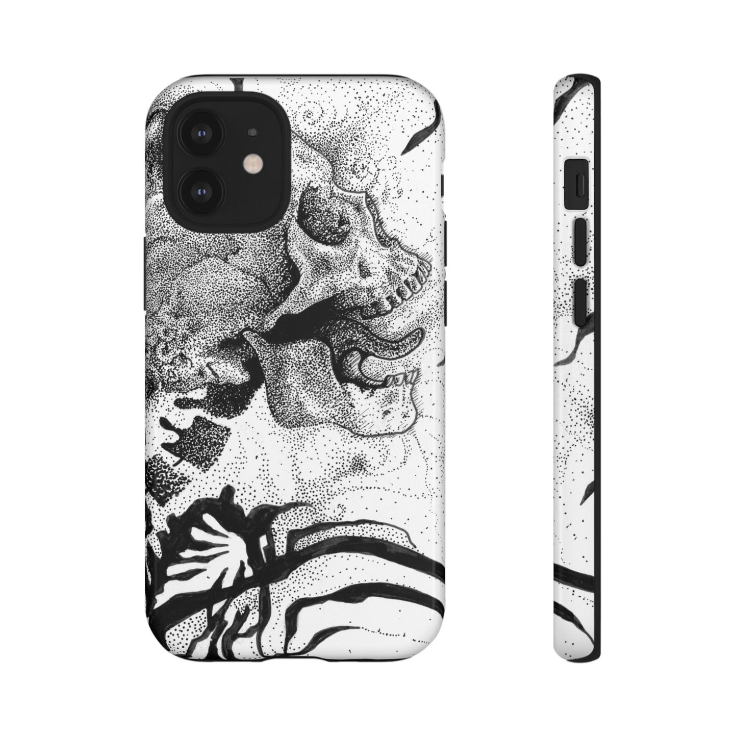 Artistic Skull Phone Case - Tough Protection for Creative Souls