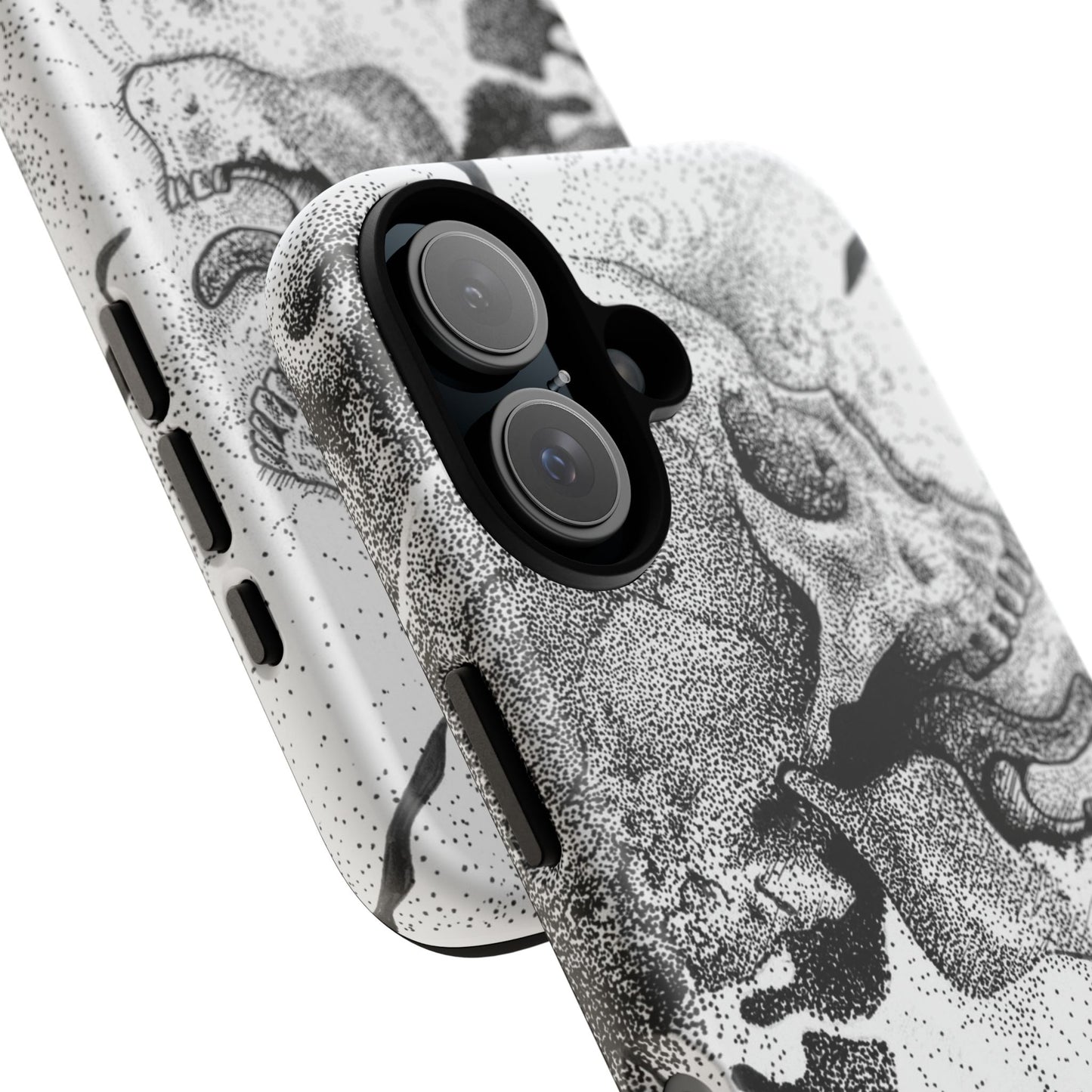 Artistic Skull Phone Case - Tough Protection for Creative Souls