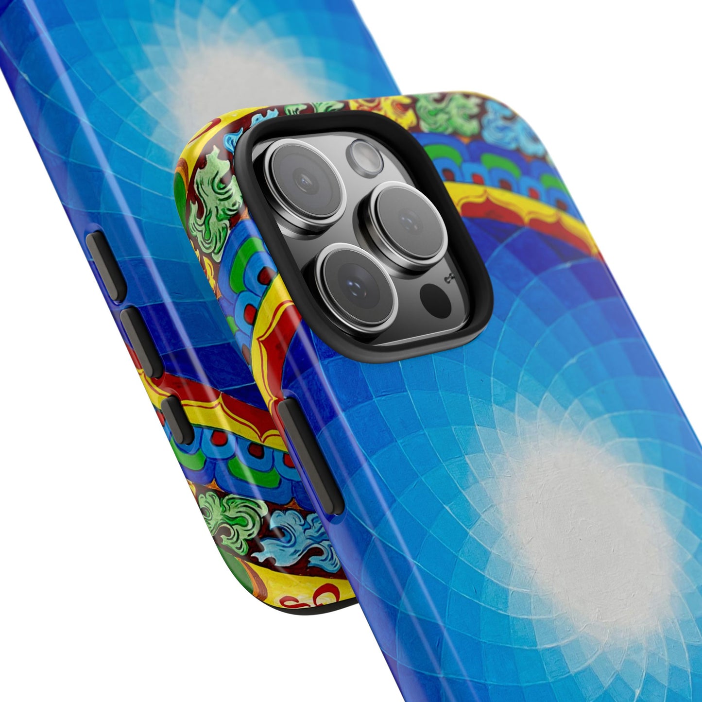 Om Mandala Tough Phone Case | Colorful Design for Stylish Protection