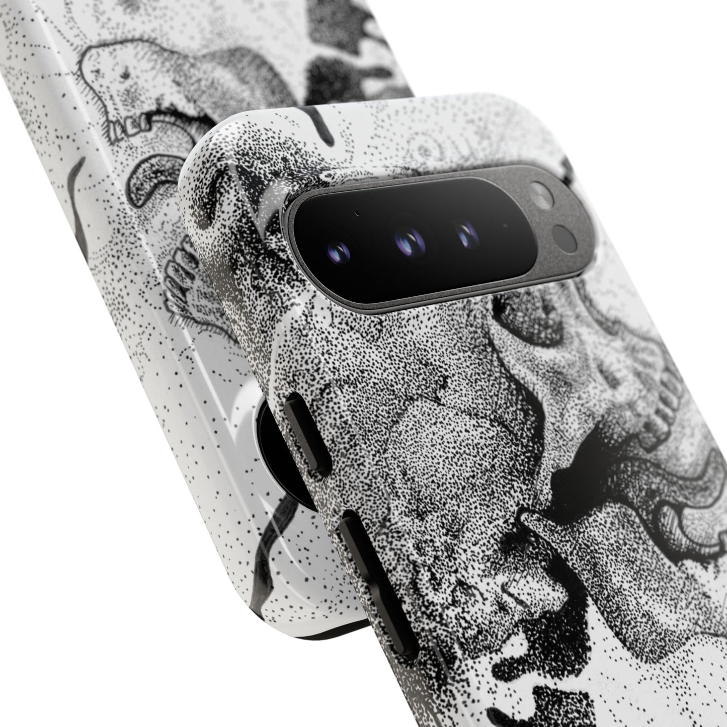 Artistic Skull Phone Case - Tough Protection for Creative Souls