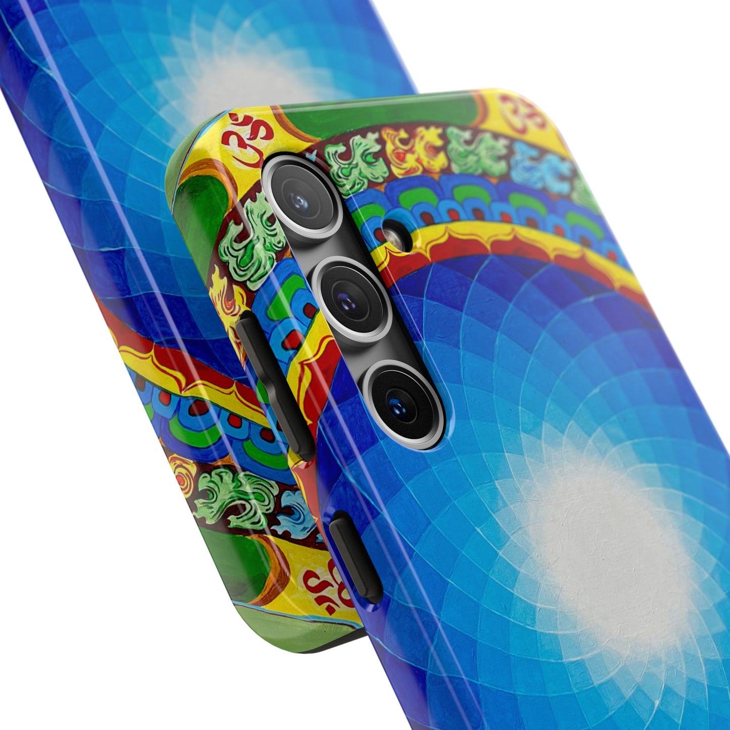 Om Mandala Tough Phone Case | Colorful Design for Stylish Protection