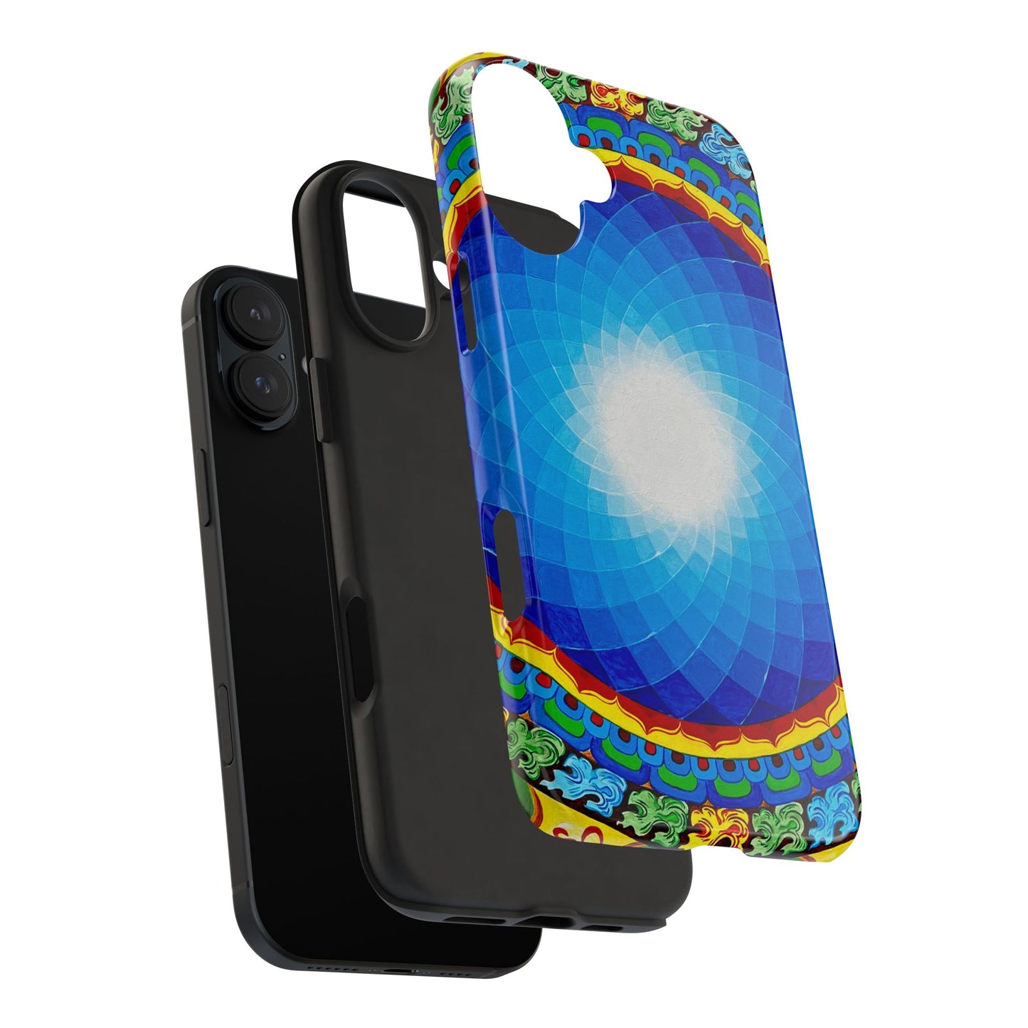Om Mandala Tough Phone Case | Colorful Design for Stylish Protection