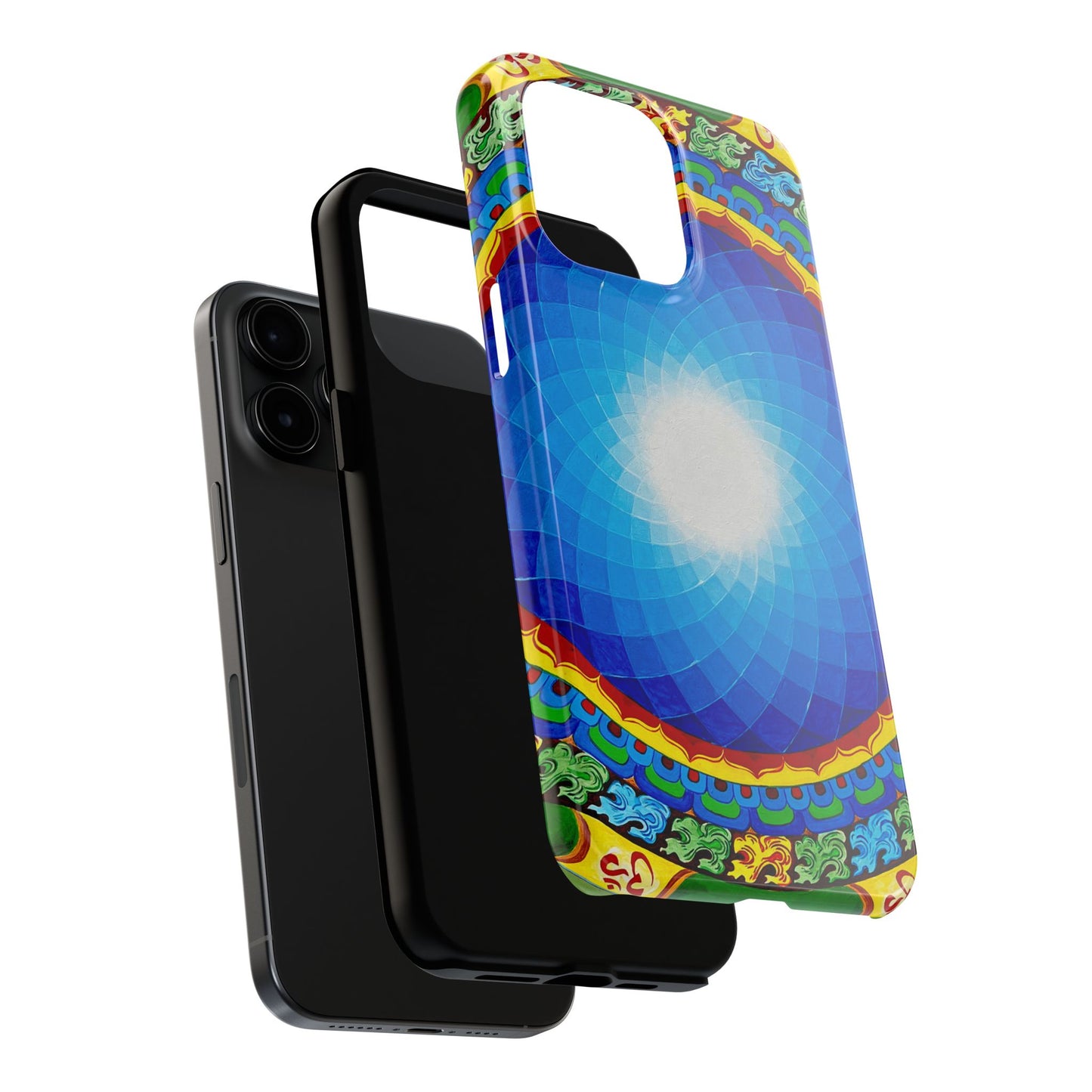 Om Mandala Tough Phone Case | Colorful Design for Stylish Protection