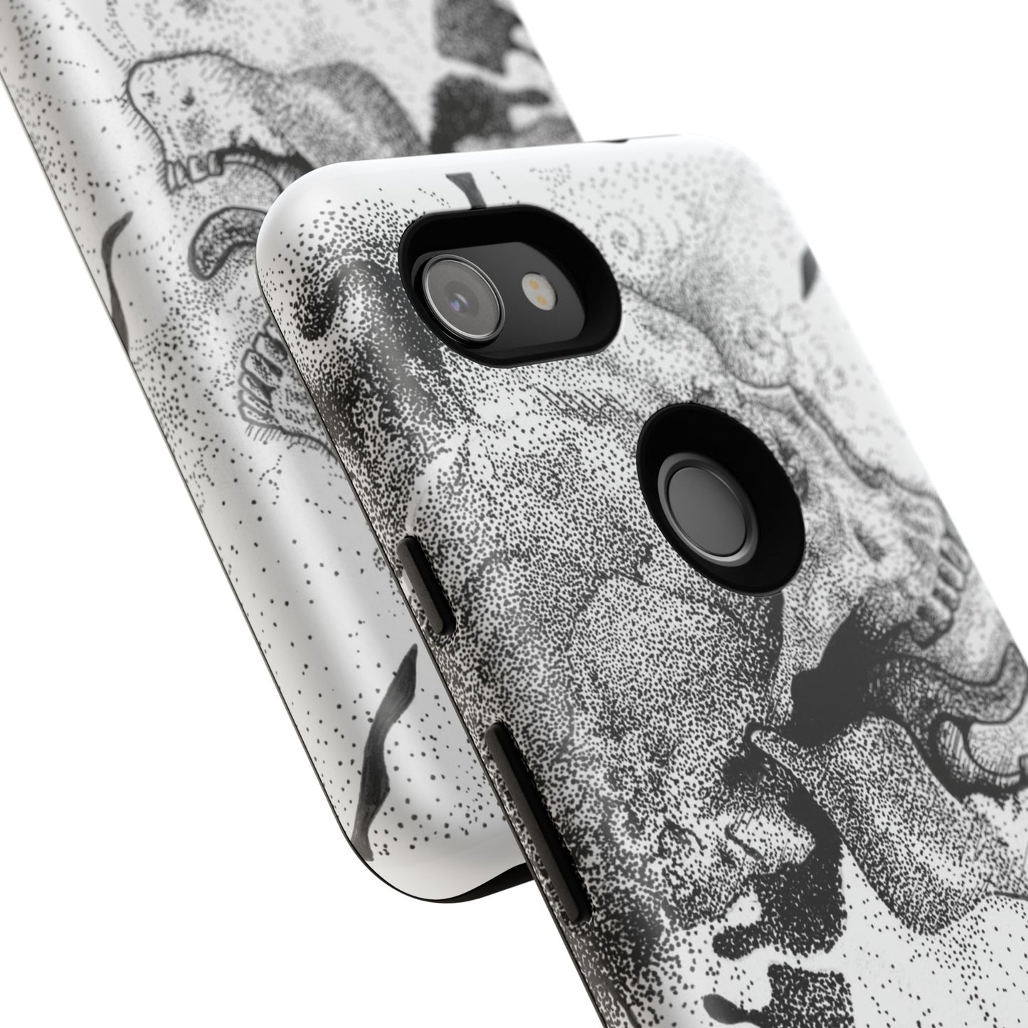 Artistic Skull Phone Case - Tough Protection for Creative Souls