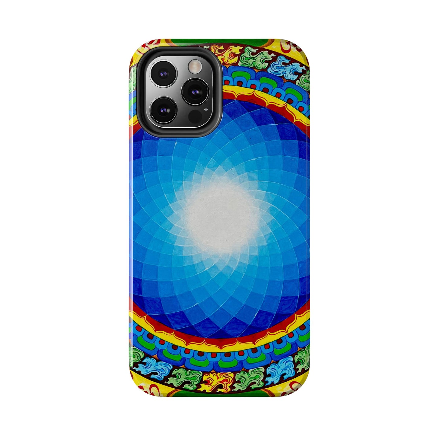 Om Mandala Tough Phone Case | Colorful Design for Stylish Protection