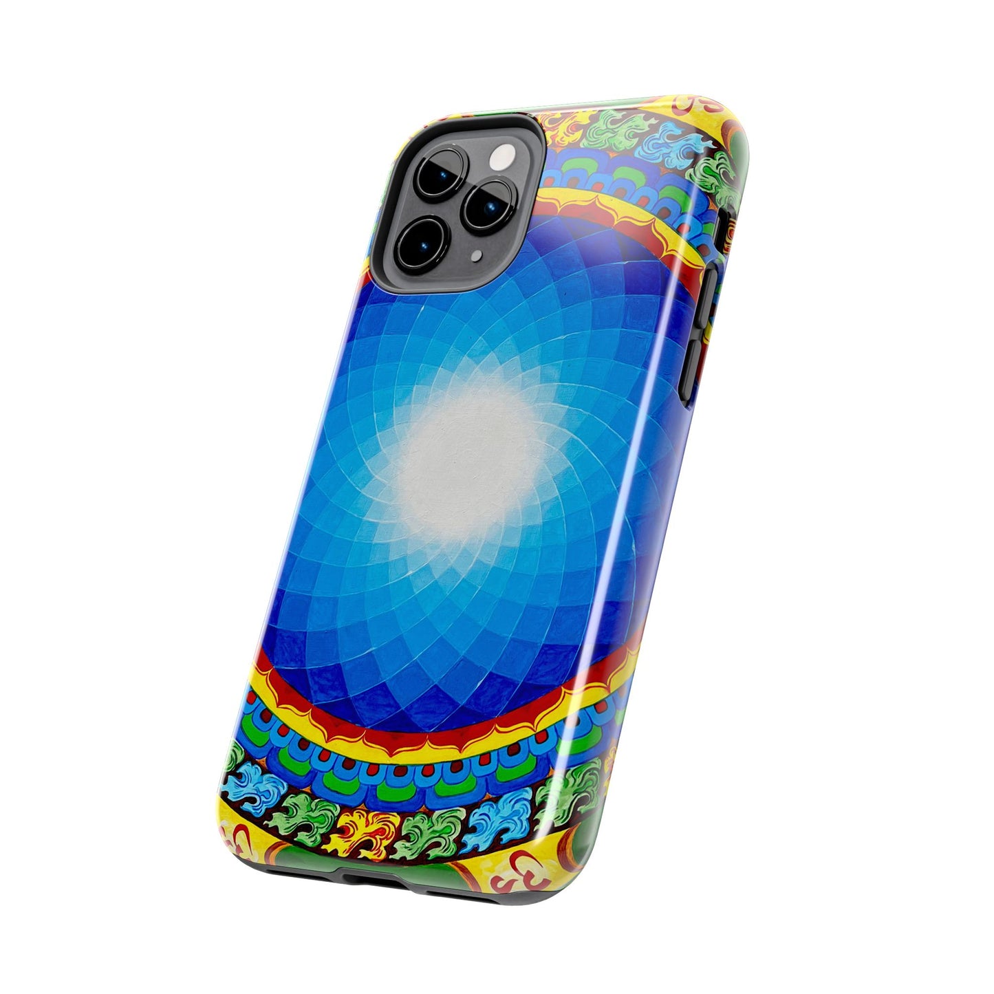 Om Mandala Tough Phone Case | Colorful Design for Stylish Protection