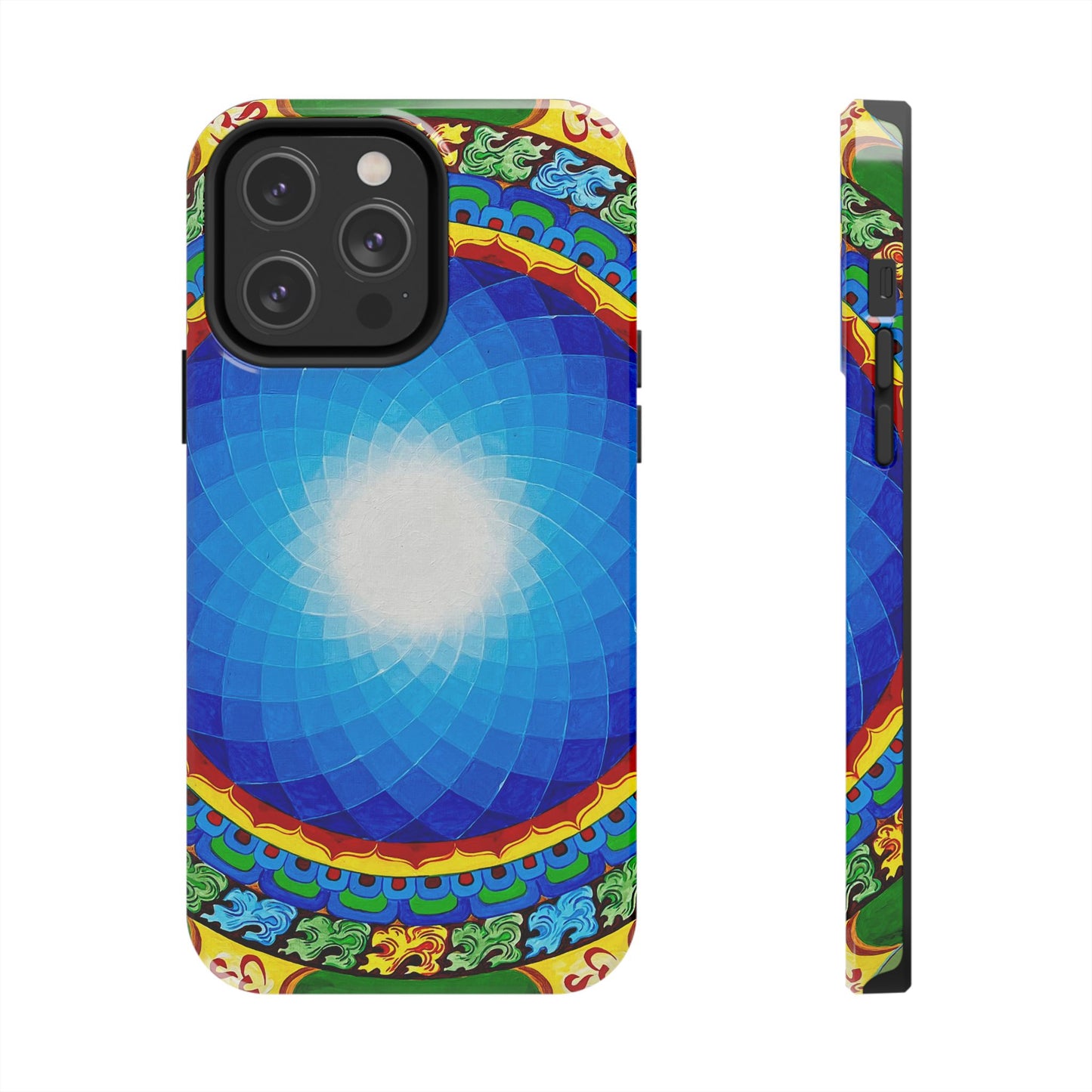 Om Mandala Tough Phone Case | Colorful Design for Stylish Protection