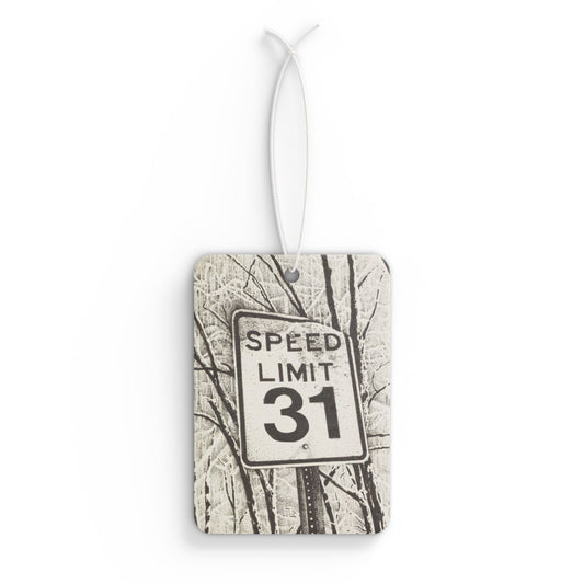 Trenton Speed Limit Car Air Freshener - Retro Automotive Décor