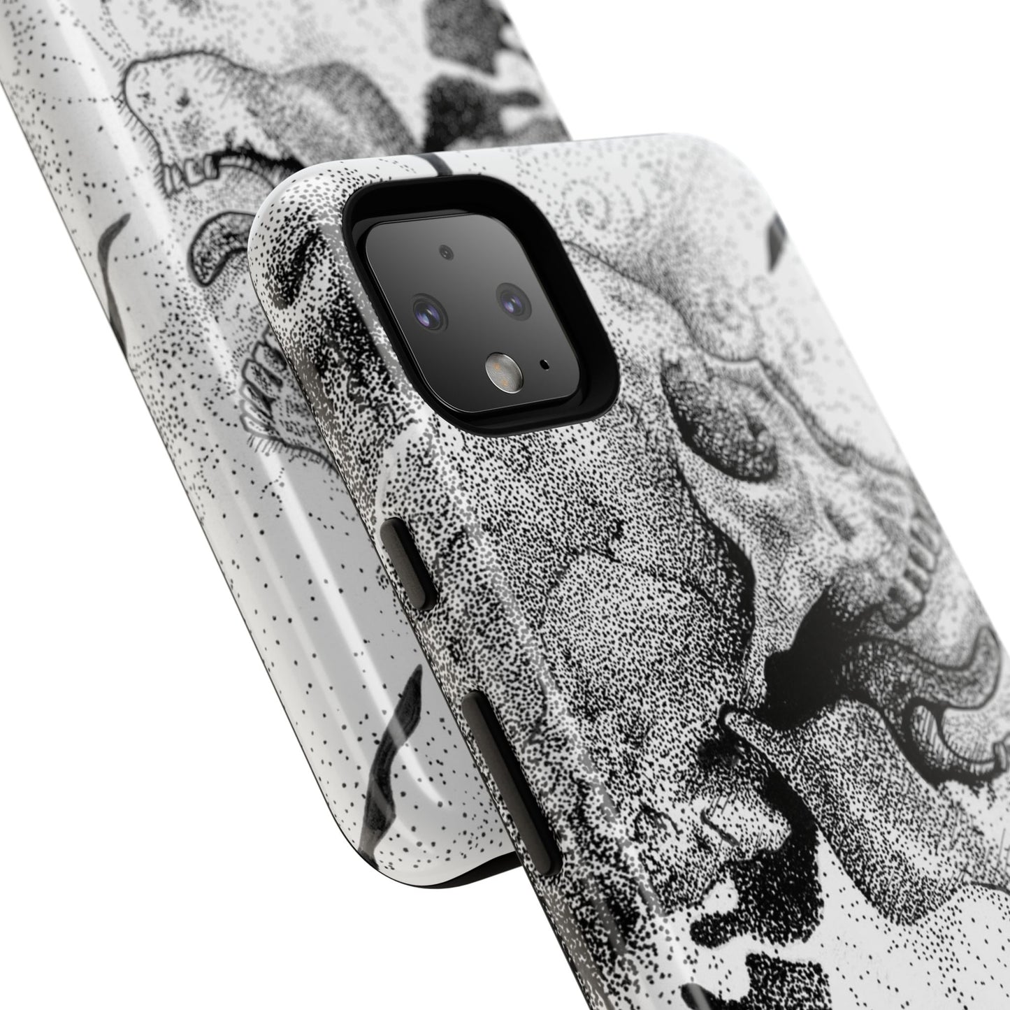 Artistic Skull Phone Case - Tough Protection for Creative Souls