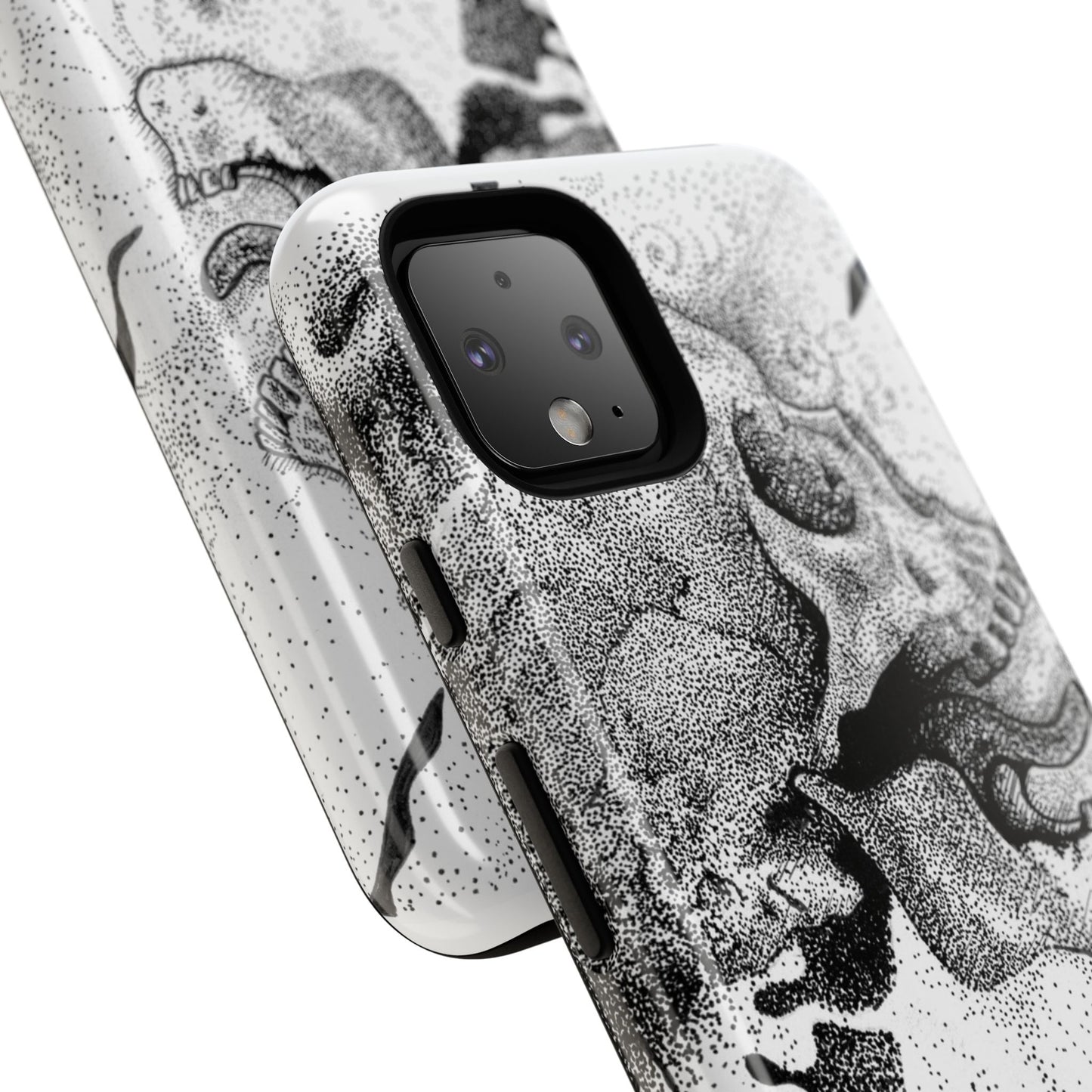 Artistic Skull Phone Case - Tough Protection for Creative Souls
