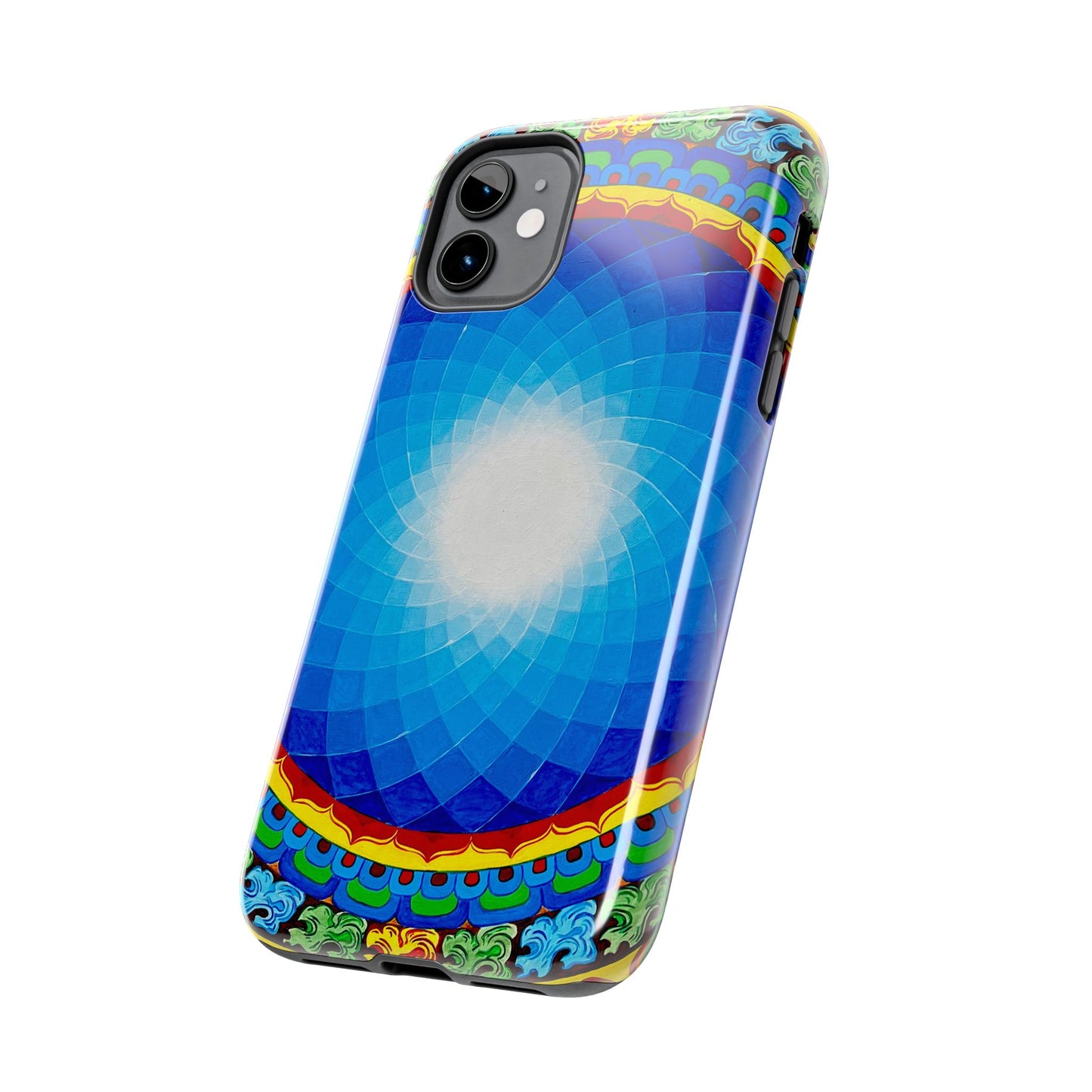Om Mandala Tough Phone Case | Colorful Design for Stylish Protection