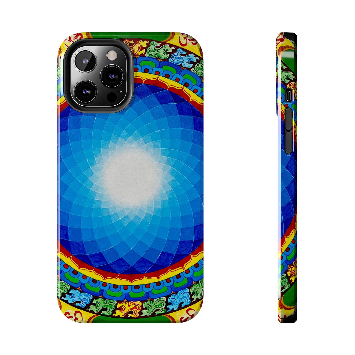 Om Mandala Tough Phone Case | Colorful Design for Stylish Protection